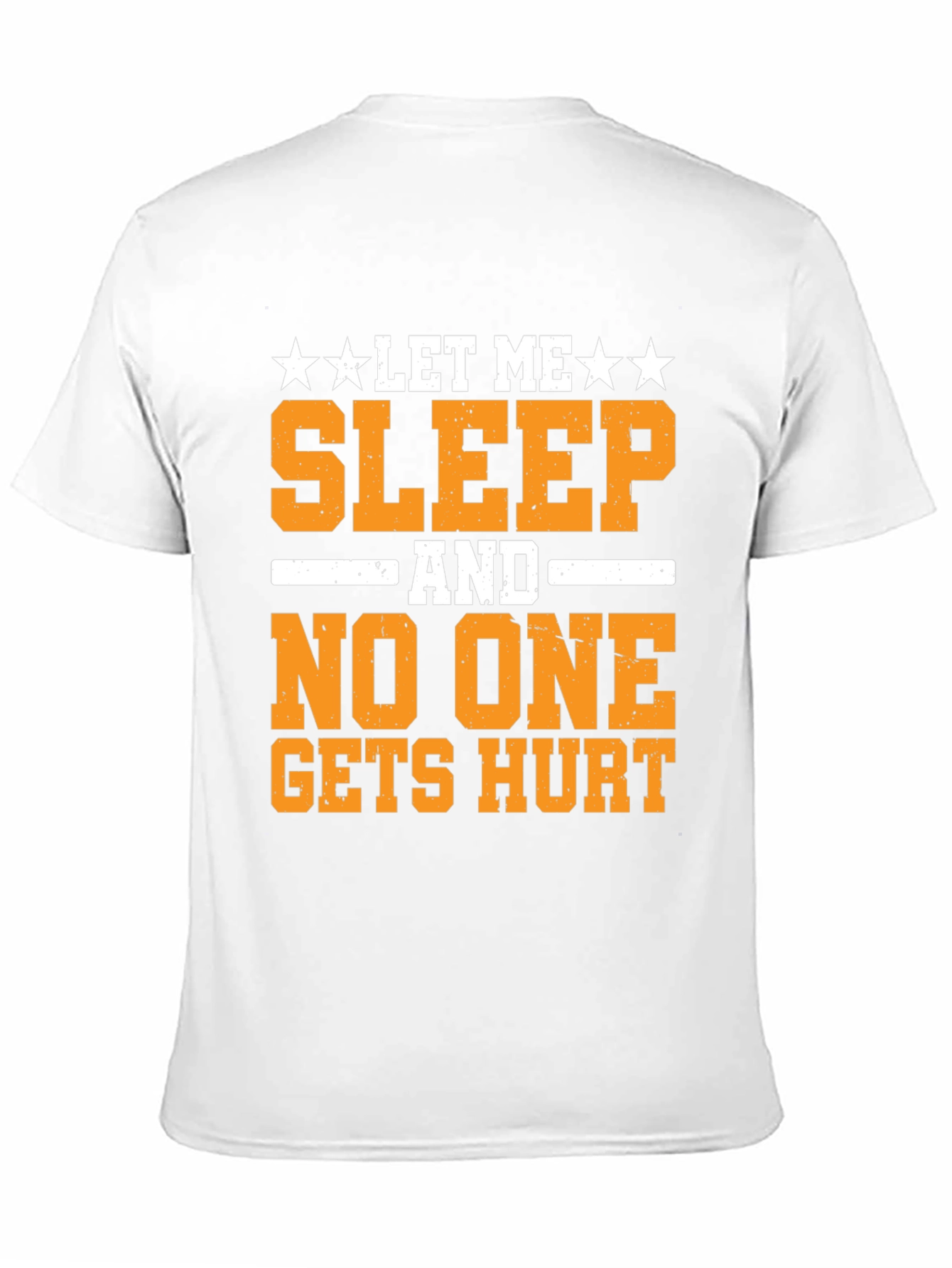 Black Let Me Sleep T-Shirt view 11