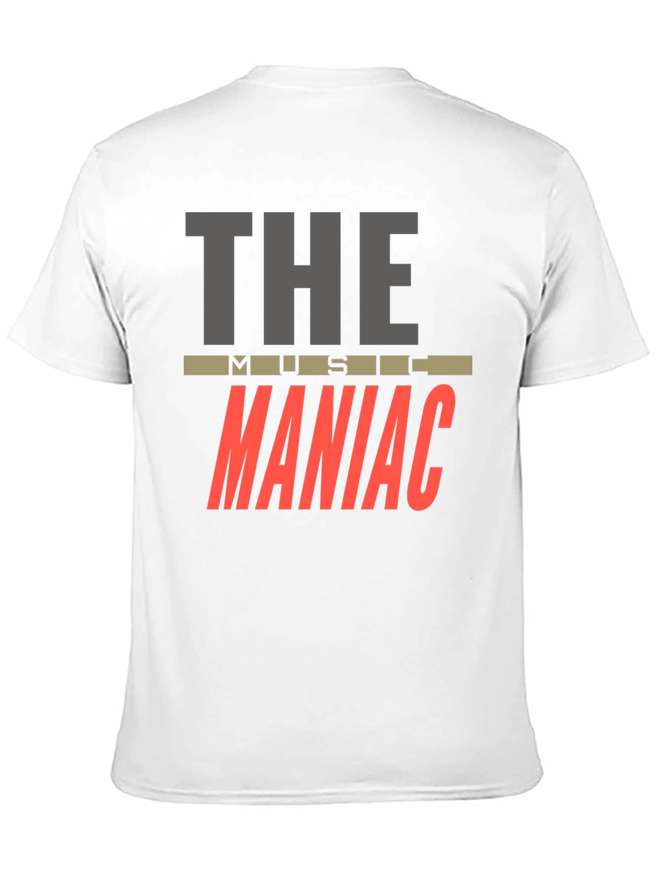 Black The Music Maniac T-Shirt - Black Crew Neck view 11