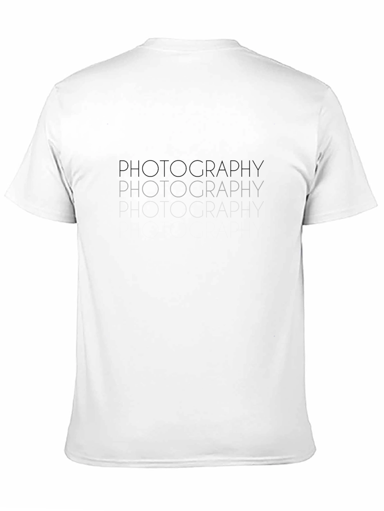 Black Photography Crew Neck T-Shirt view 11