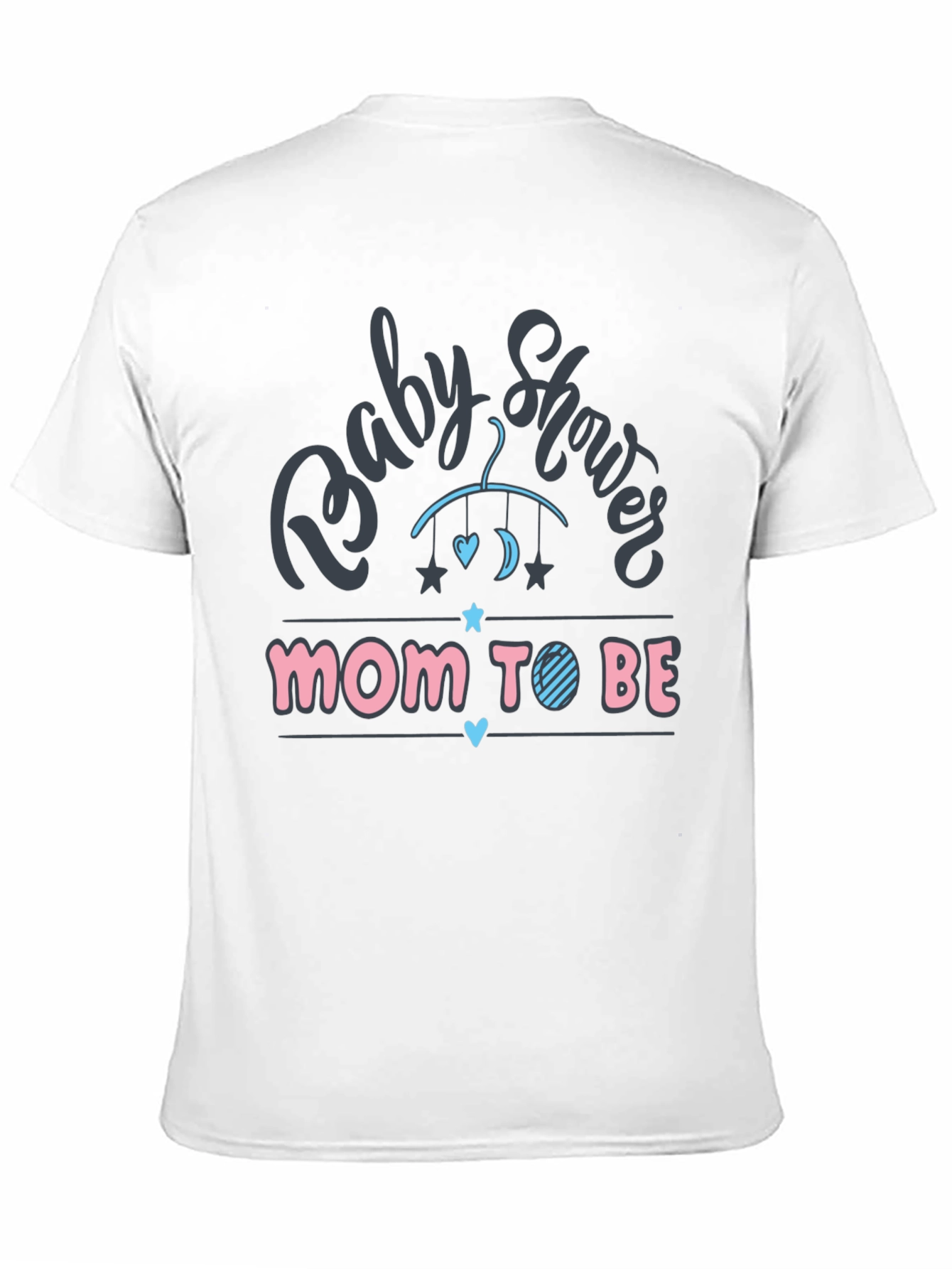 Black Baby Shower Mom-to-Be T-Shirt - New Parent Gift view 11