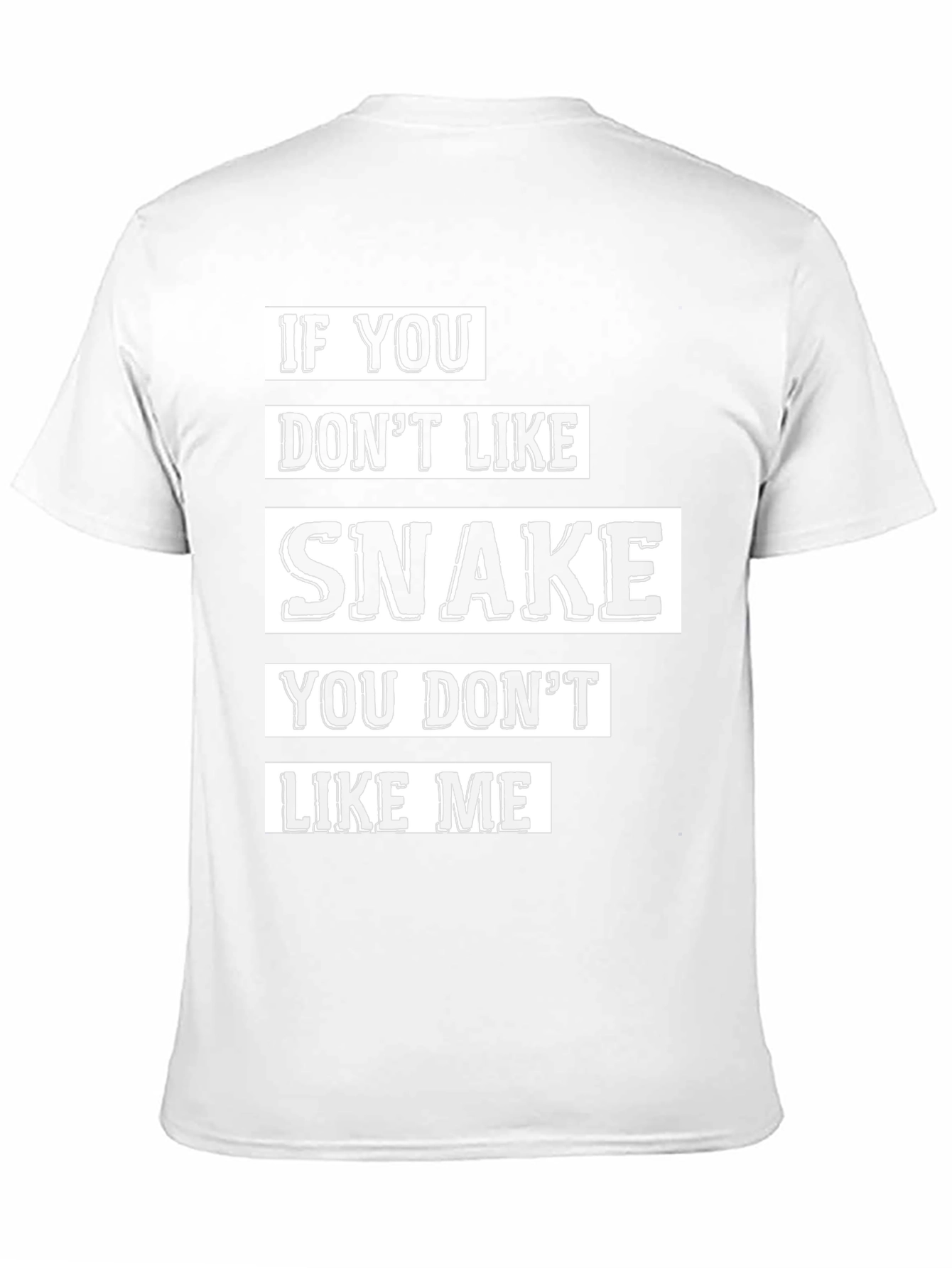 Black Snake Lover T-Shirt - If You Don't Like Snake Graphic Tee view 11