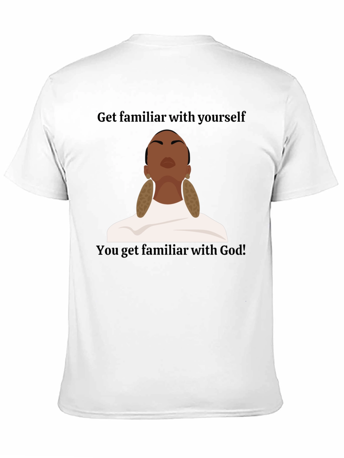 Black Get Familiar With Yourself Graphic T-Shirt view 11