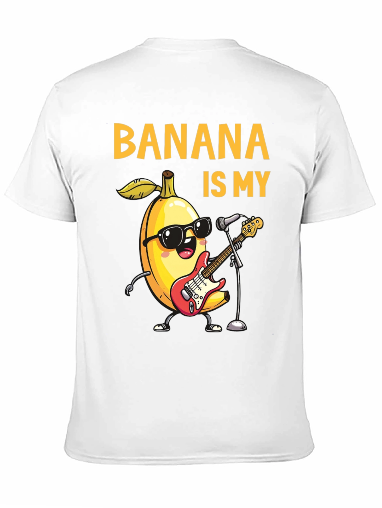 Black Banana is My Jam Funny Music T-Shirt view 11