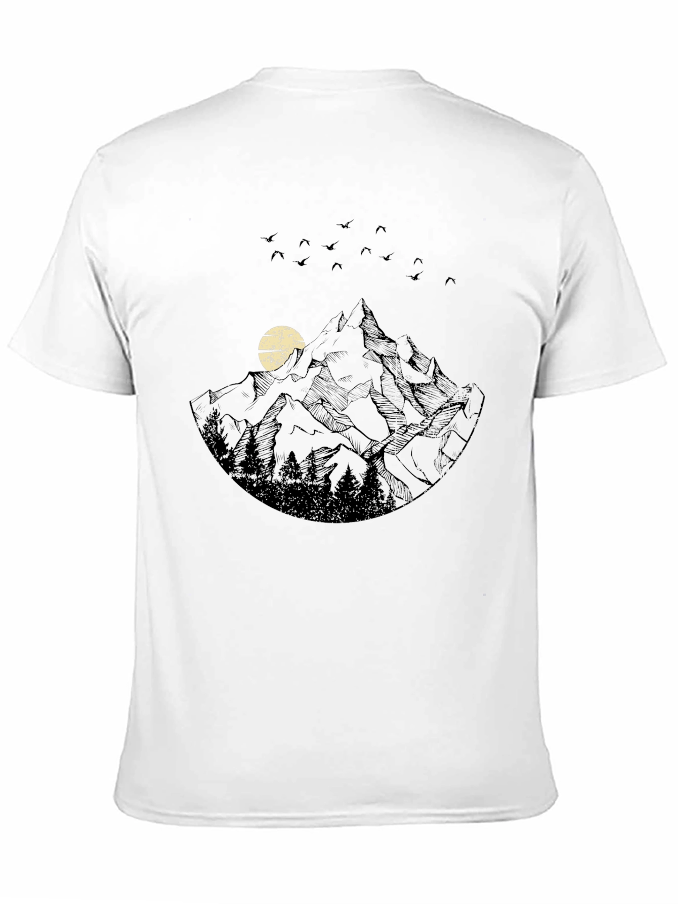 Black Mountain Scene Graphic Tee view 11