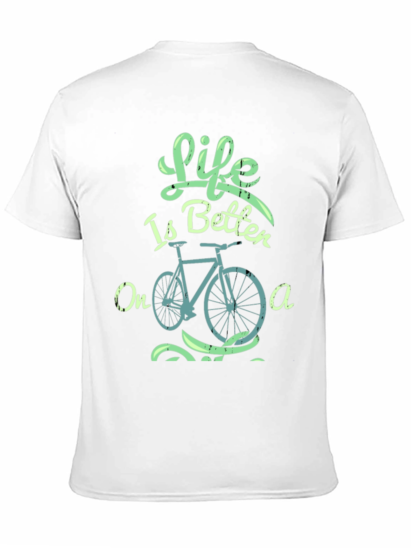 Black Life is Better on a Bike Graphic Tee view 11