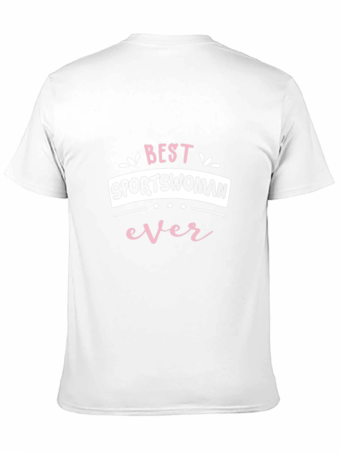 Black Best Sportswoman Ever T-Shirt - Black view 11