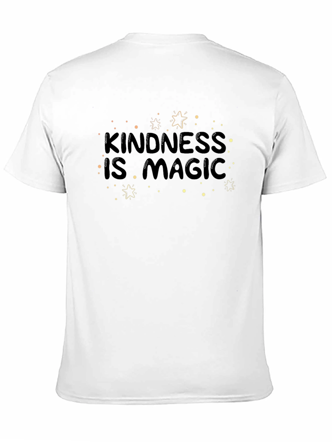 Black Kindness is Magic Graphic Tee - Unisex Soft Cotton view 11