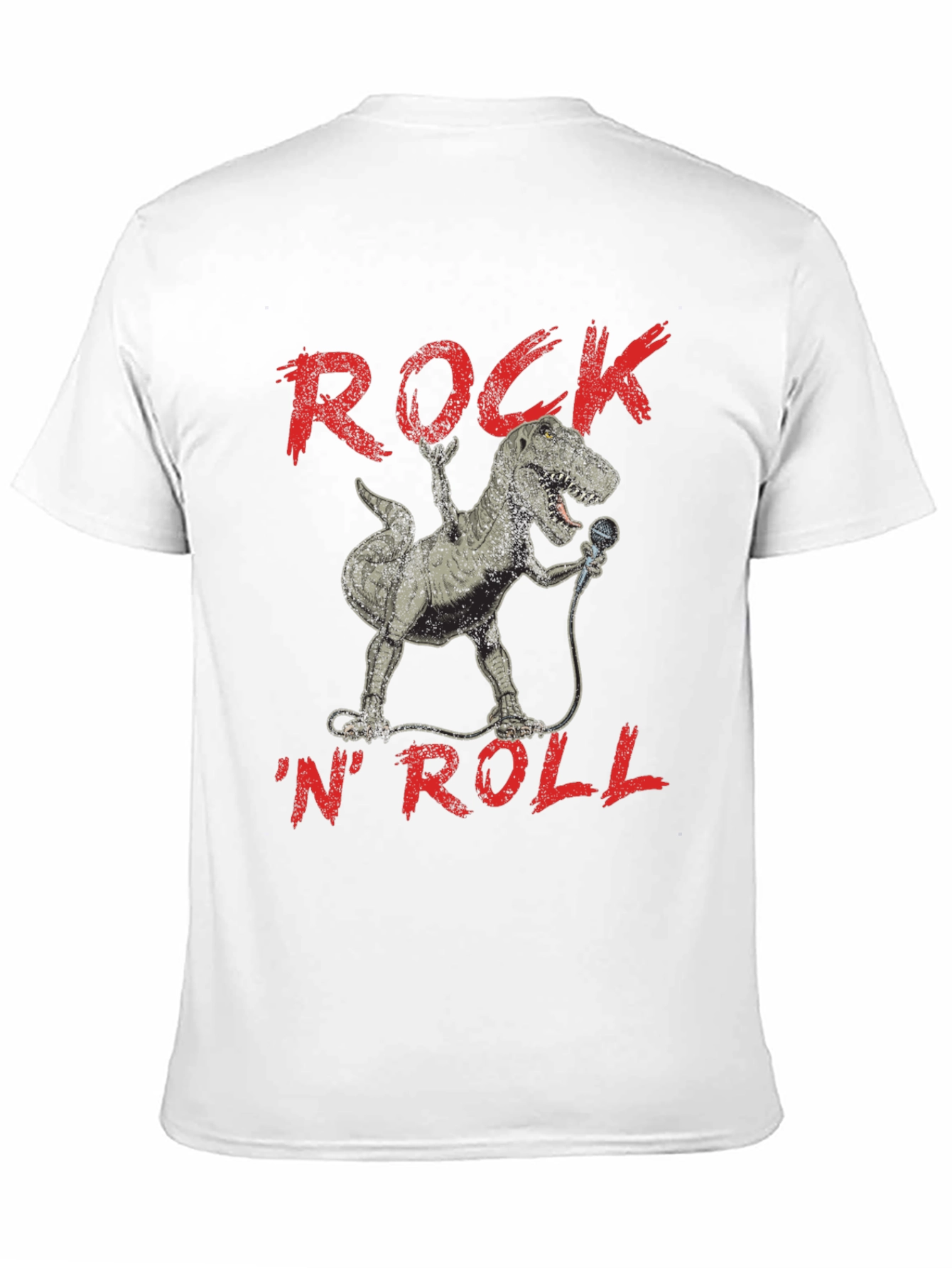 Black Rock 'N' Roll Dinosaur T-Shirt view 11
