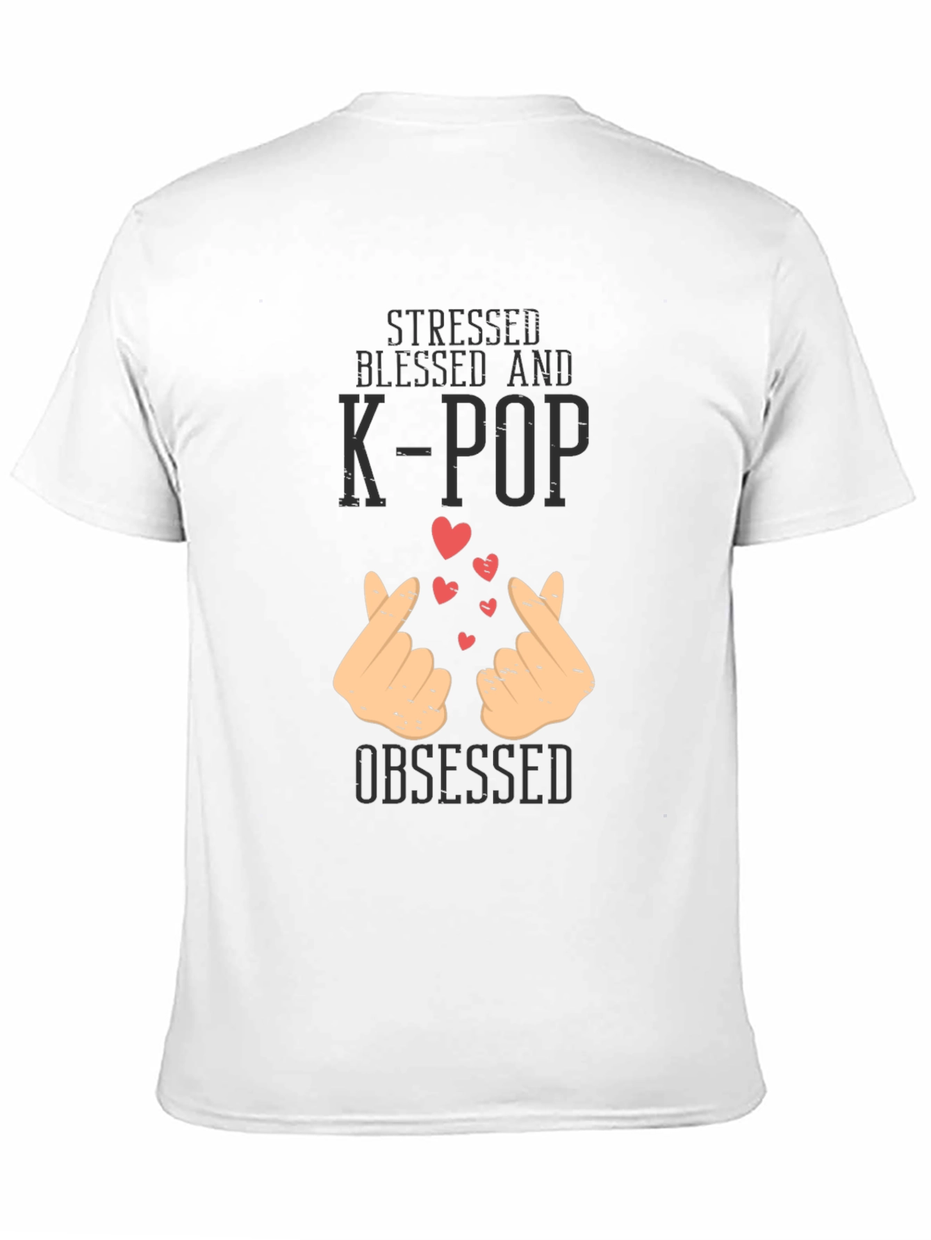 Black K-Pop Obsessed Graphic Tee view 11