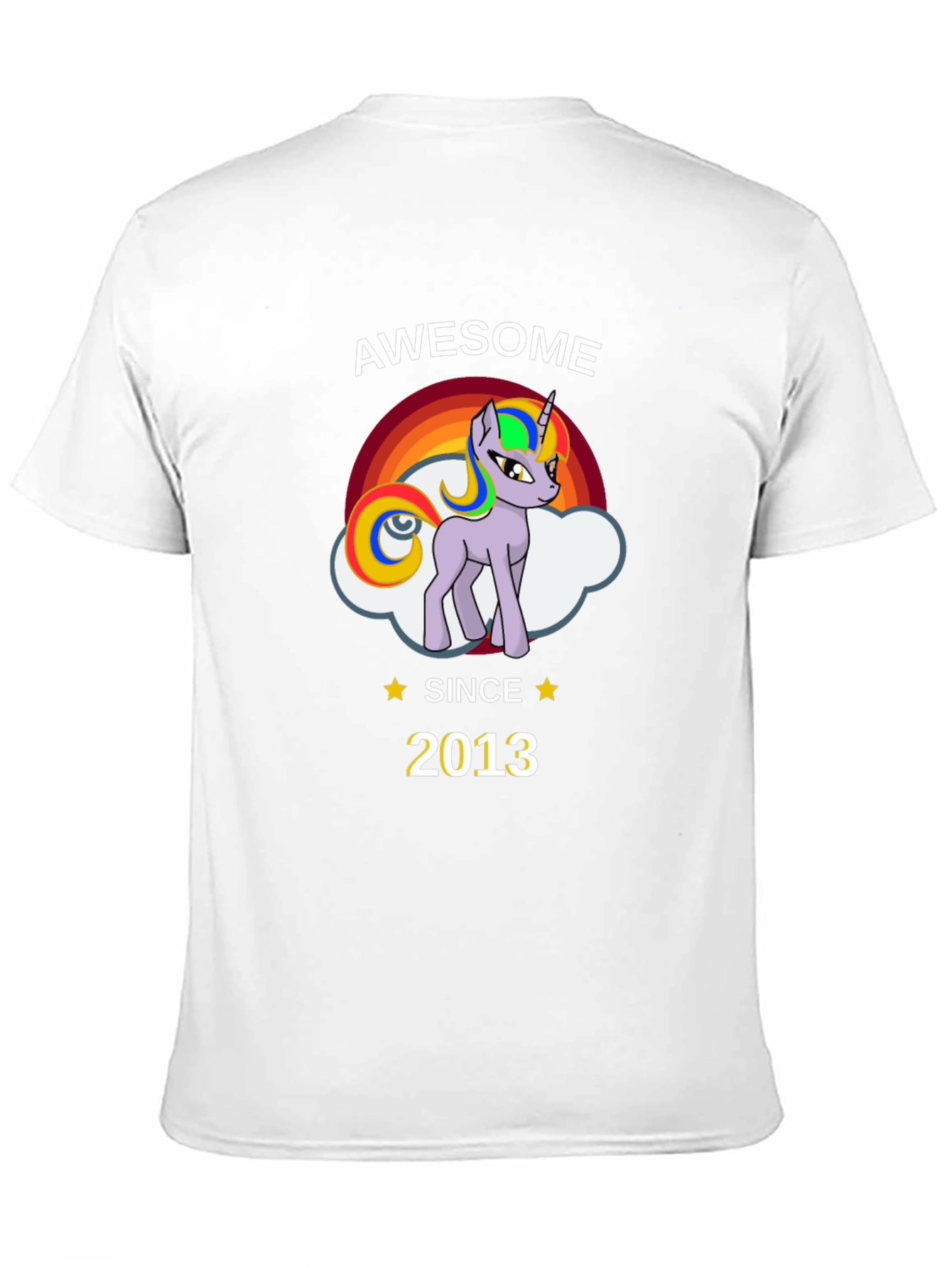 Awesome Since 2013 Unicorn Graphic T-Shirt - 11