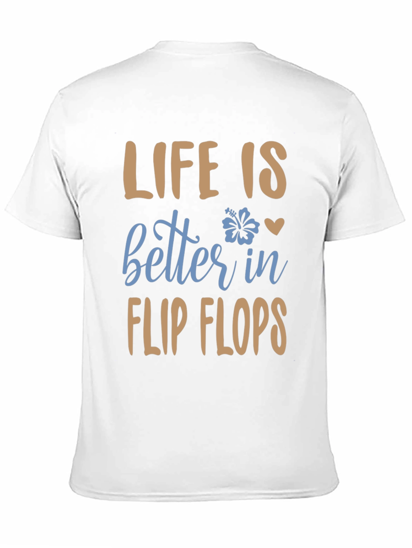 Black Life is Better in Flip Flops Graphic Tee view 11