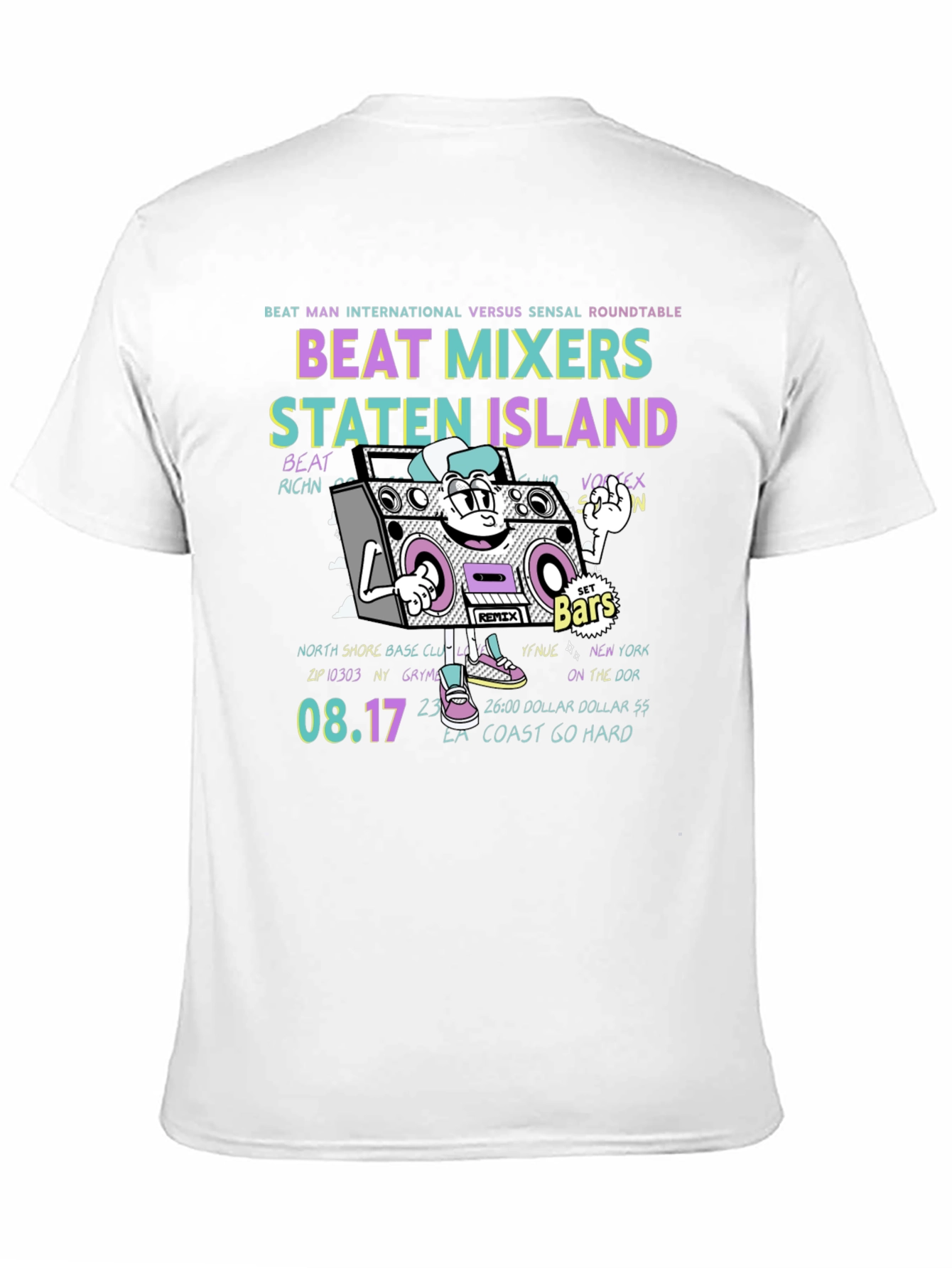 Black Beat Mixers Staten Island T-Shirt view 11