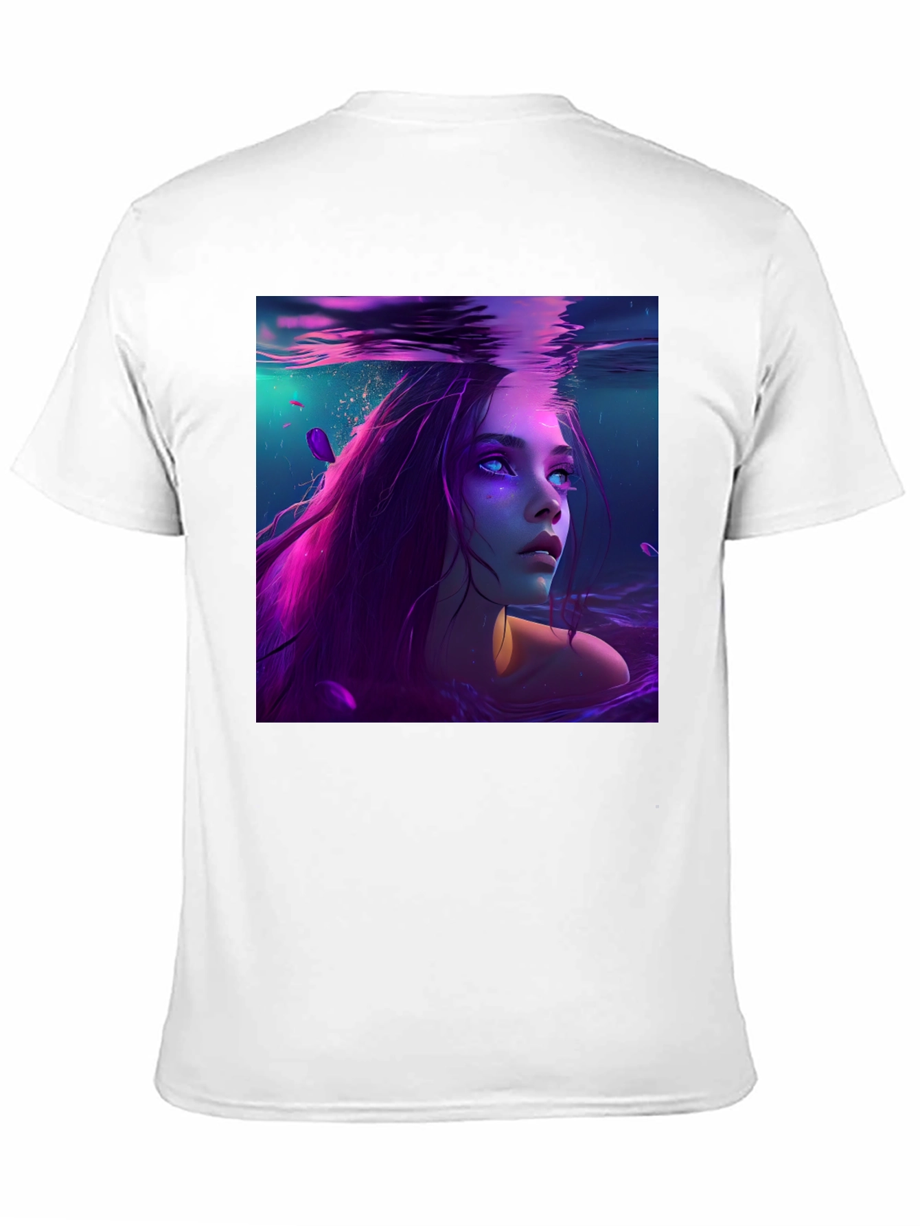 Black Mystic Mermaid Black T-Shirt view 11
