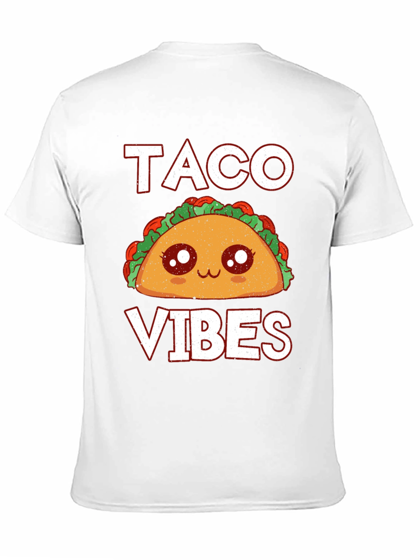 Black Taco Vibes Graphic Tee - Funny Food Shirt view 11