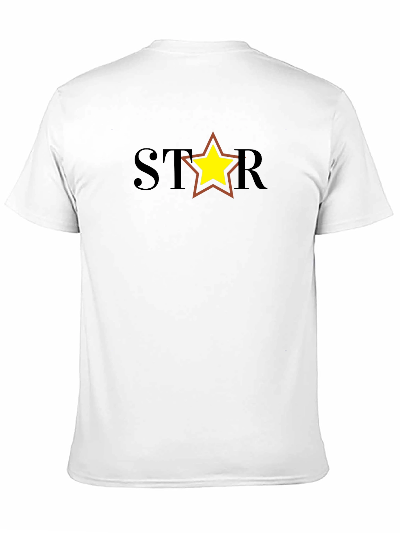Black Star Graphic Tee - Black Cotton Blend Casual Shirt view 11