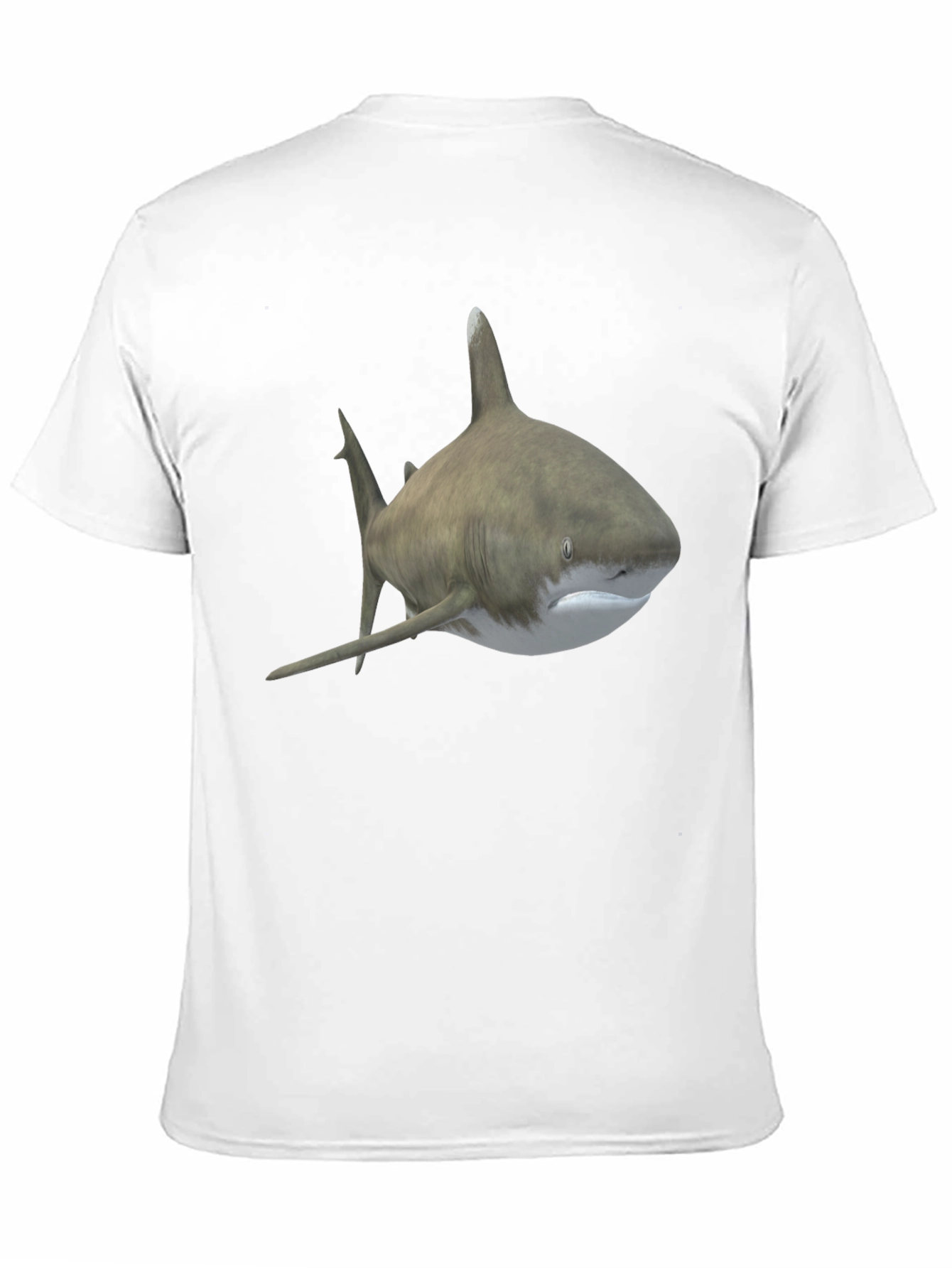 Black Shark Graphic Tee - Men's Black T-Shirt view 11
