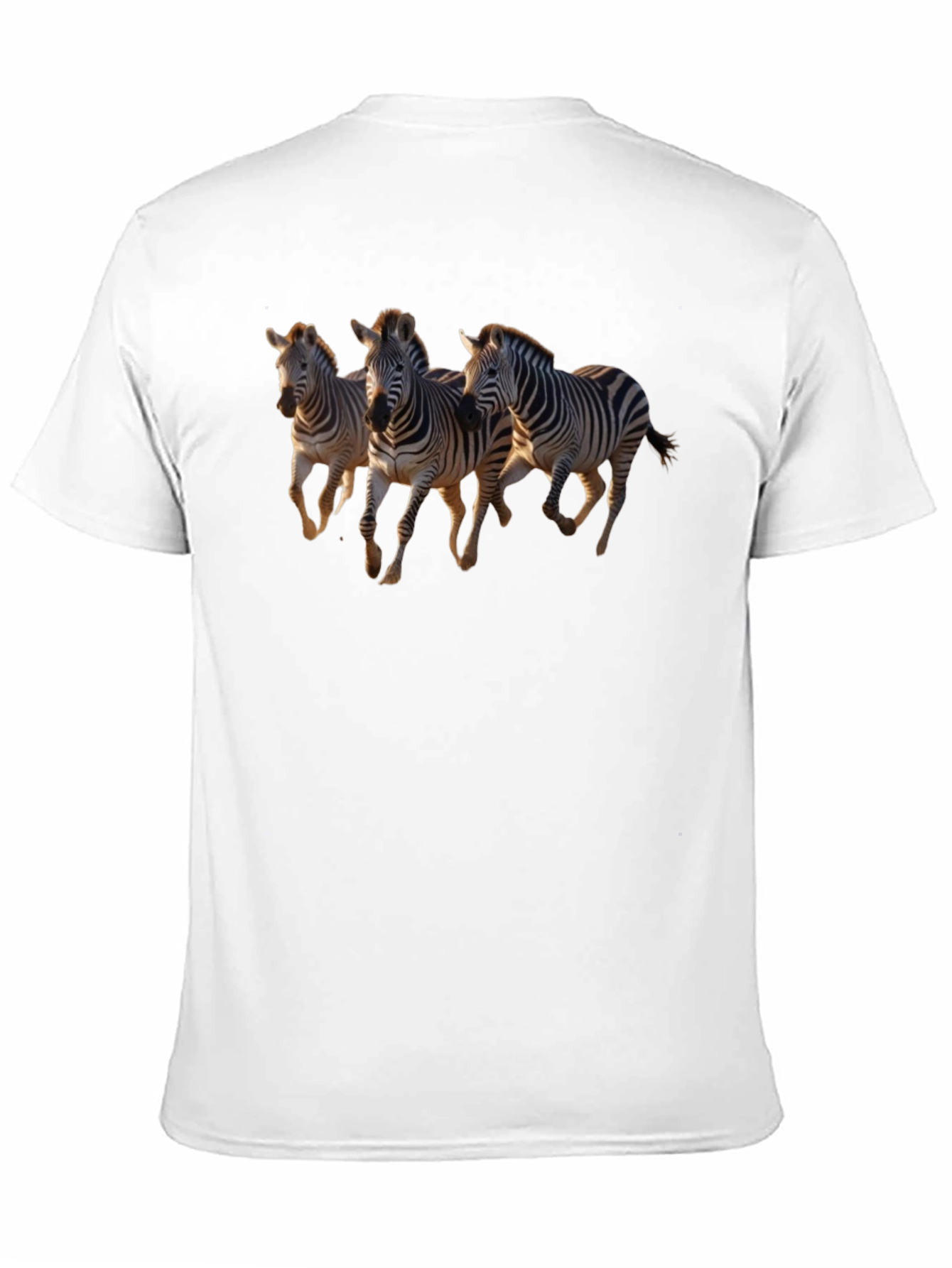 Black Zebra Graphic Tee - Black Crew Neck view 11