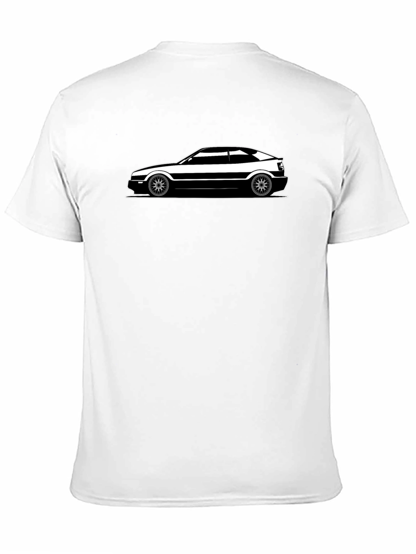 Black Sleek Car Graphic T-Shirt - Modern Design view 11