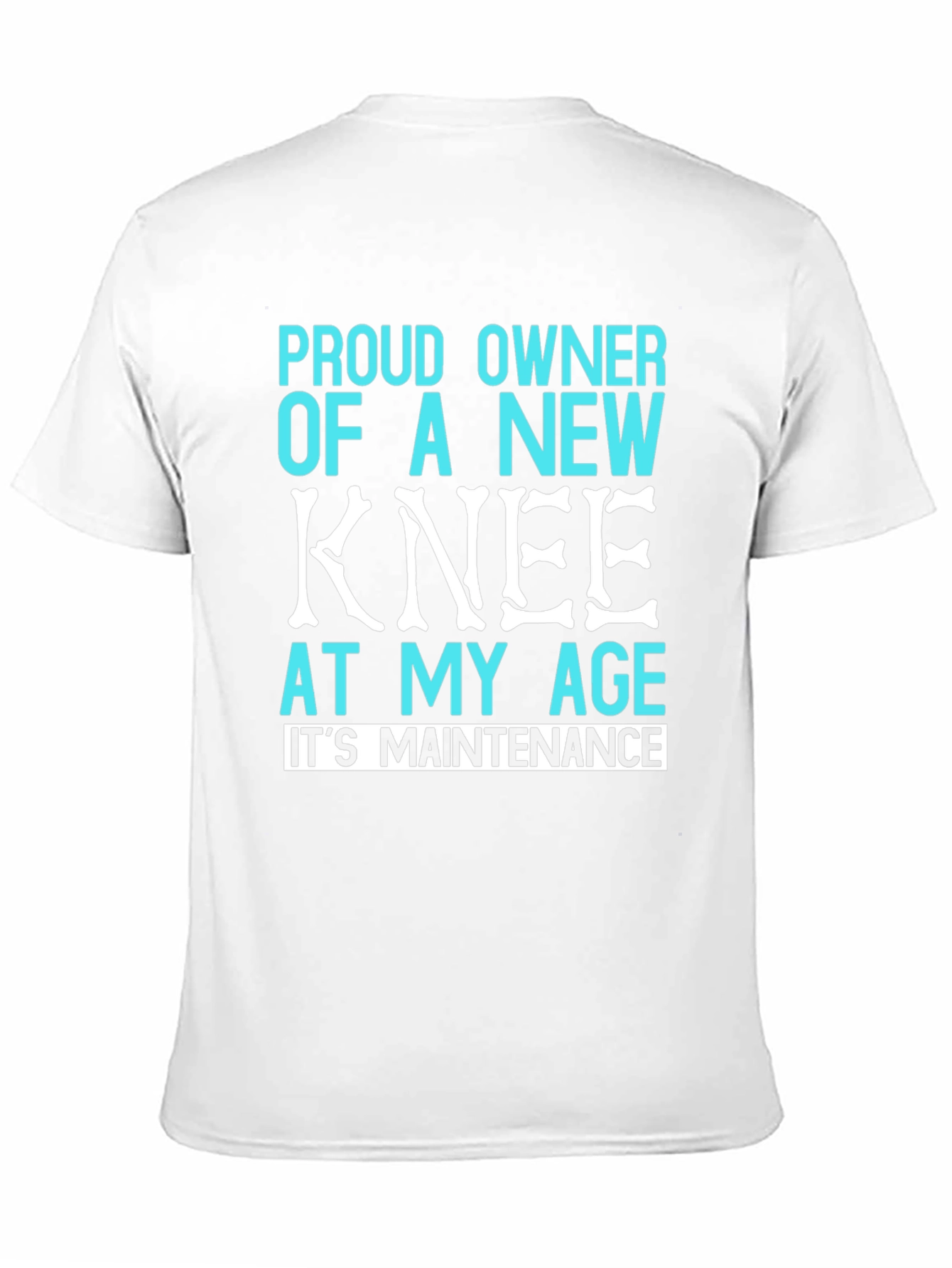 Black Proud New Knee T-Shirt - Funny Recovery Gift view 11