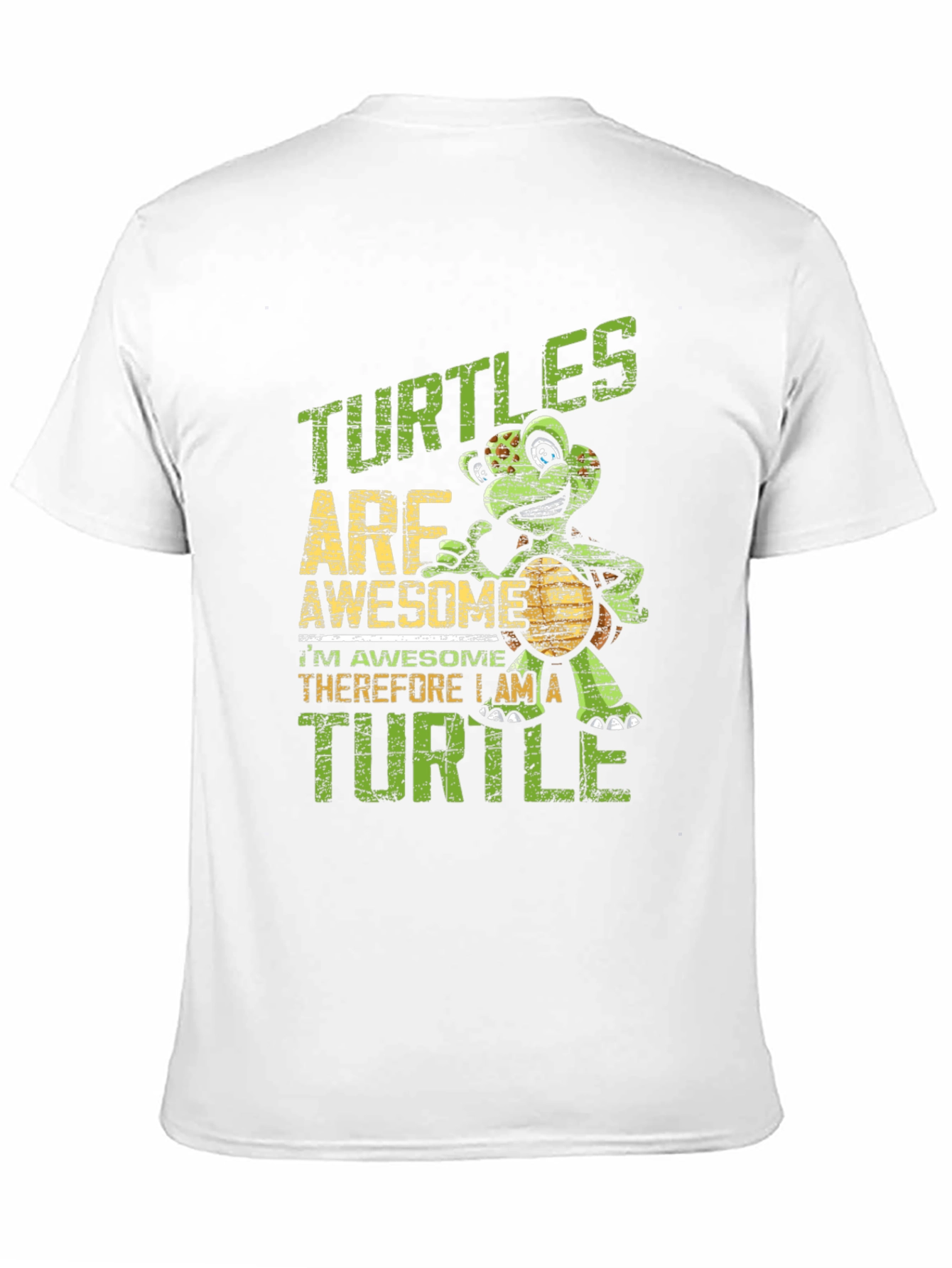 Black Turtle Awesome T-Shirt - Funny Animal Tee view 11