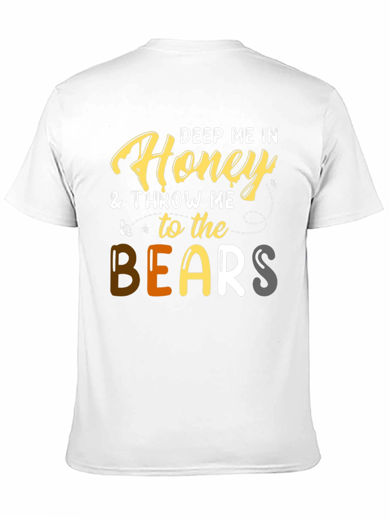 Black Deep Me in Honey Bear Graphic Tee view 11