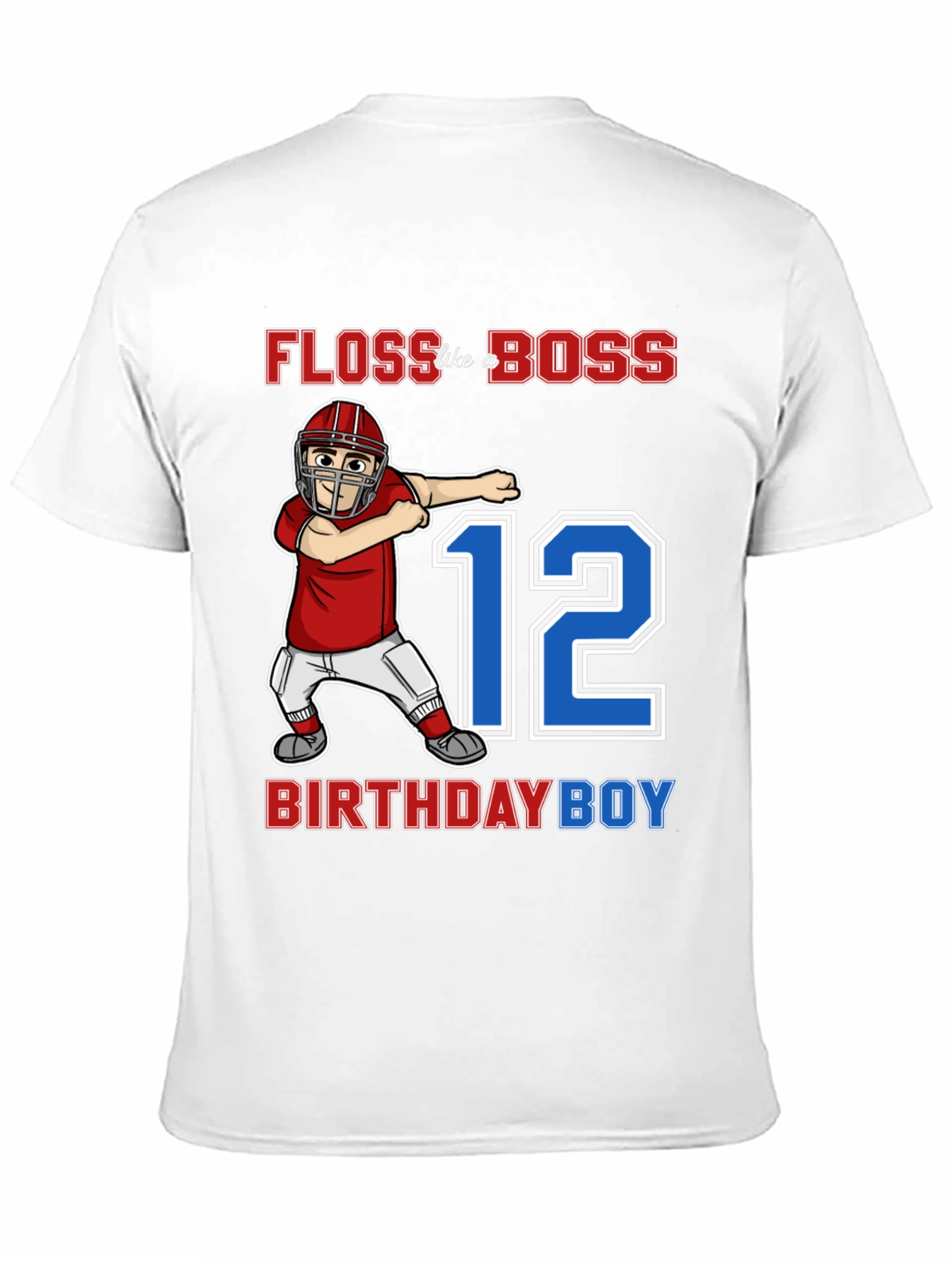 Black Floss Like a Boss 12th Birthday Boy T-Shirt view 11