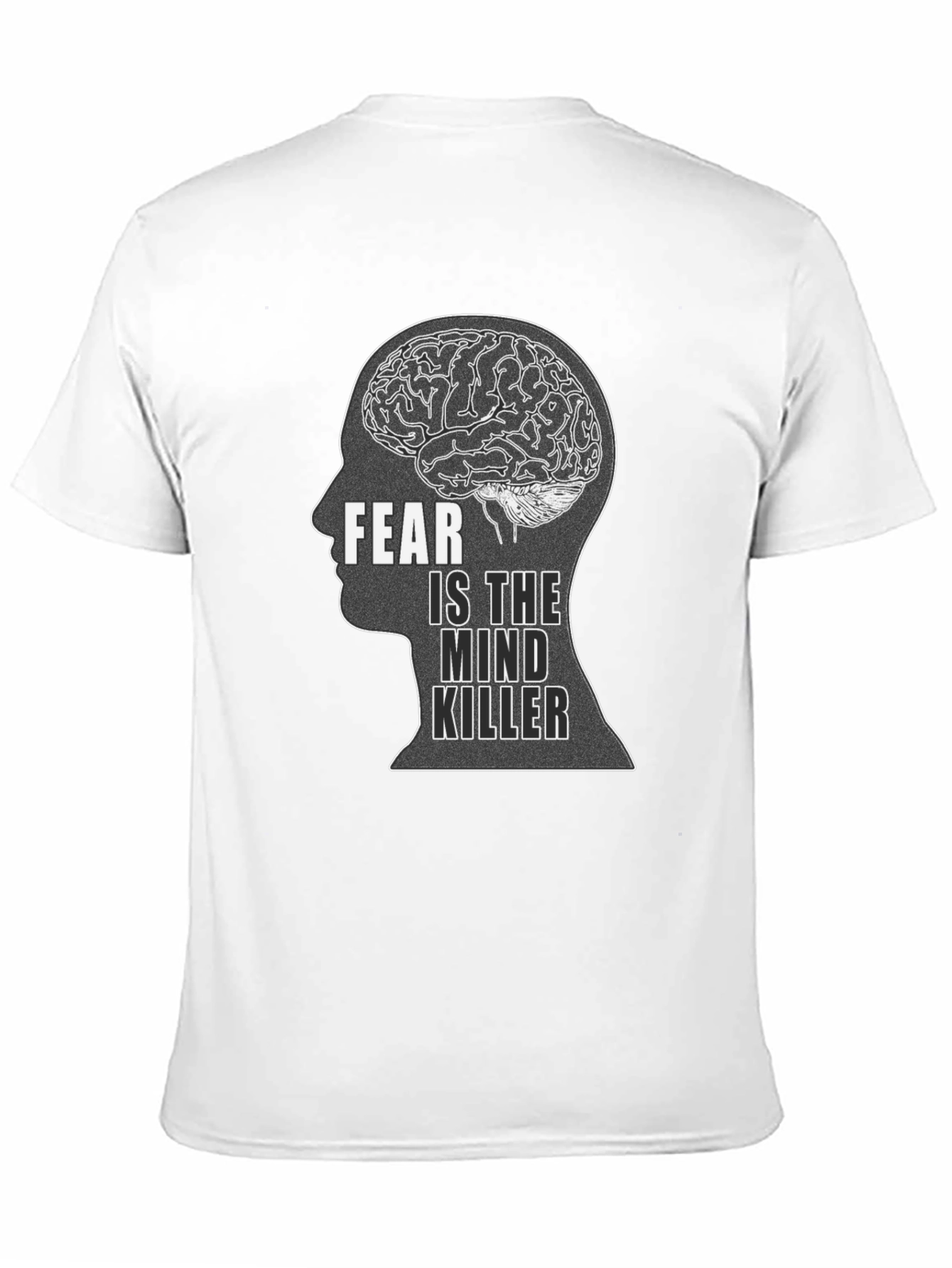 Black Fear is the Mind Killer Black T-Shirt view 11