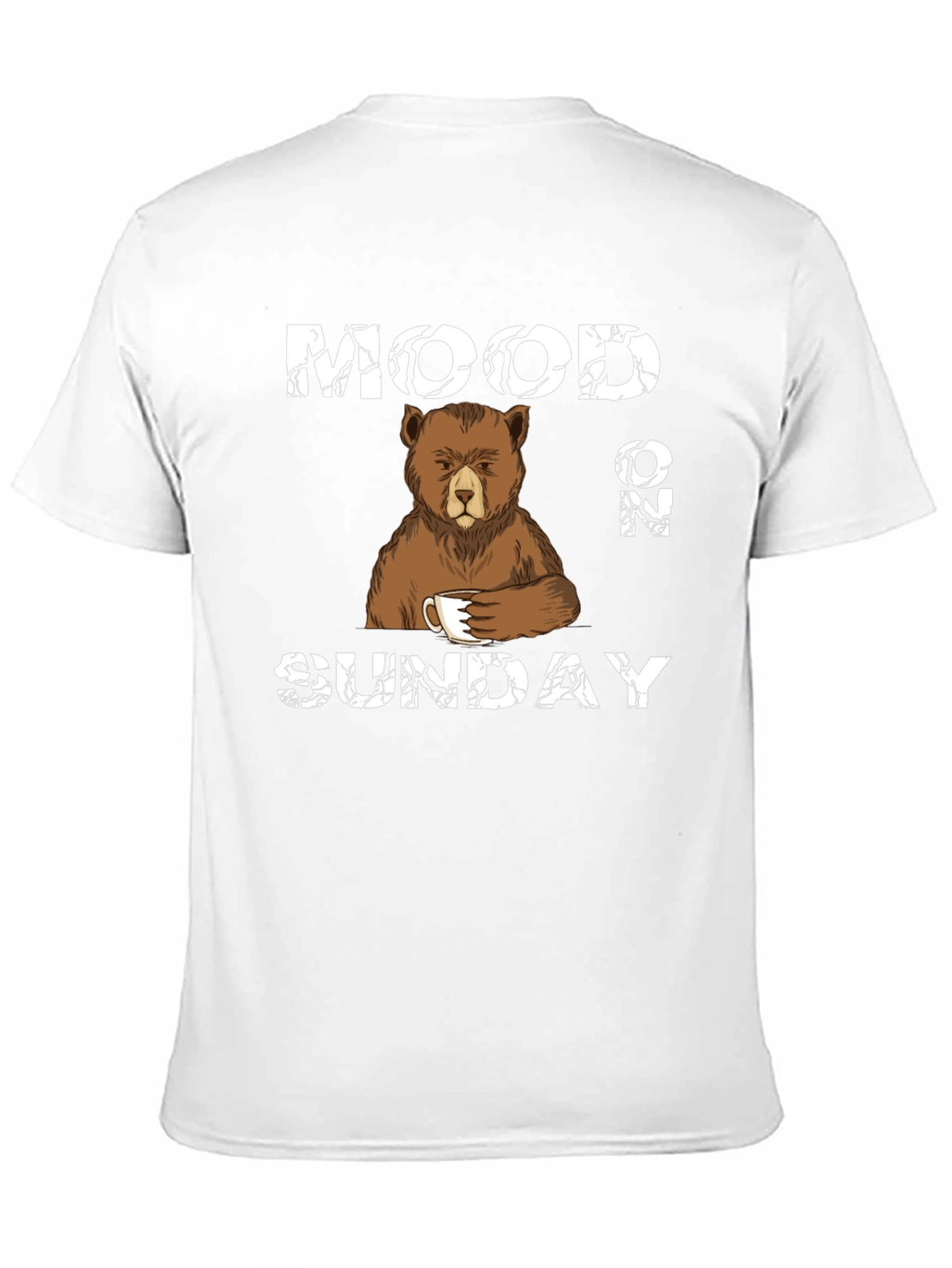Black Mood on Sunday Bear T-Shirt view 11