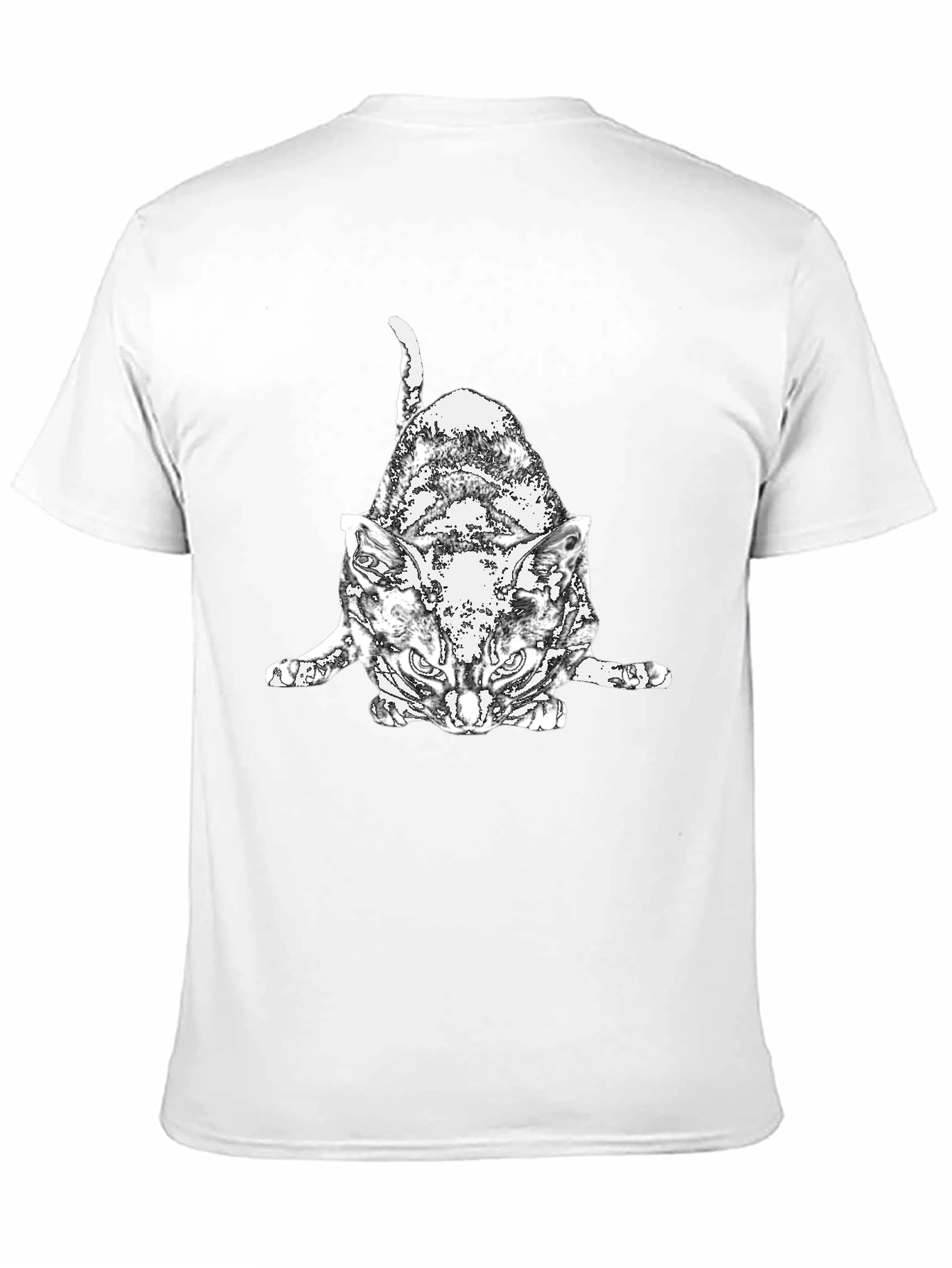 Black Cool Cat Graphic T-Shirt - Black view 11