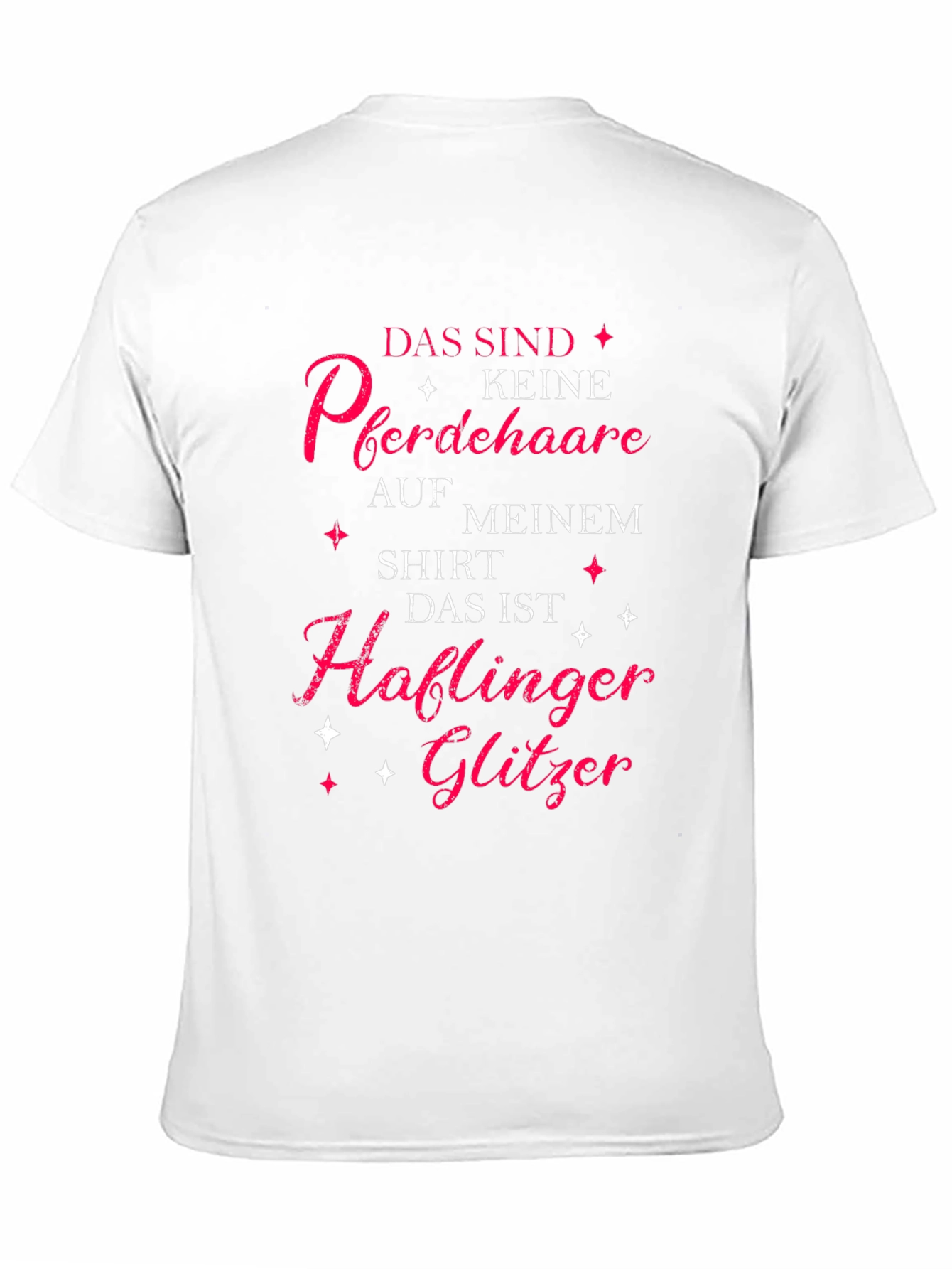 Black Horse Lover T-Shirt: Haflinger Glitter Tee view 11