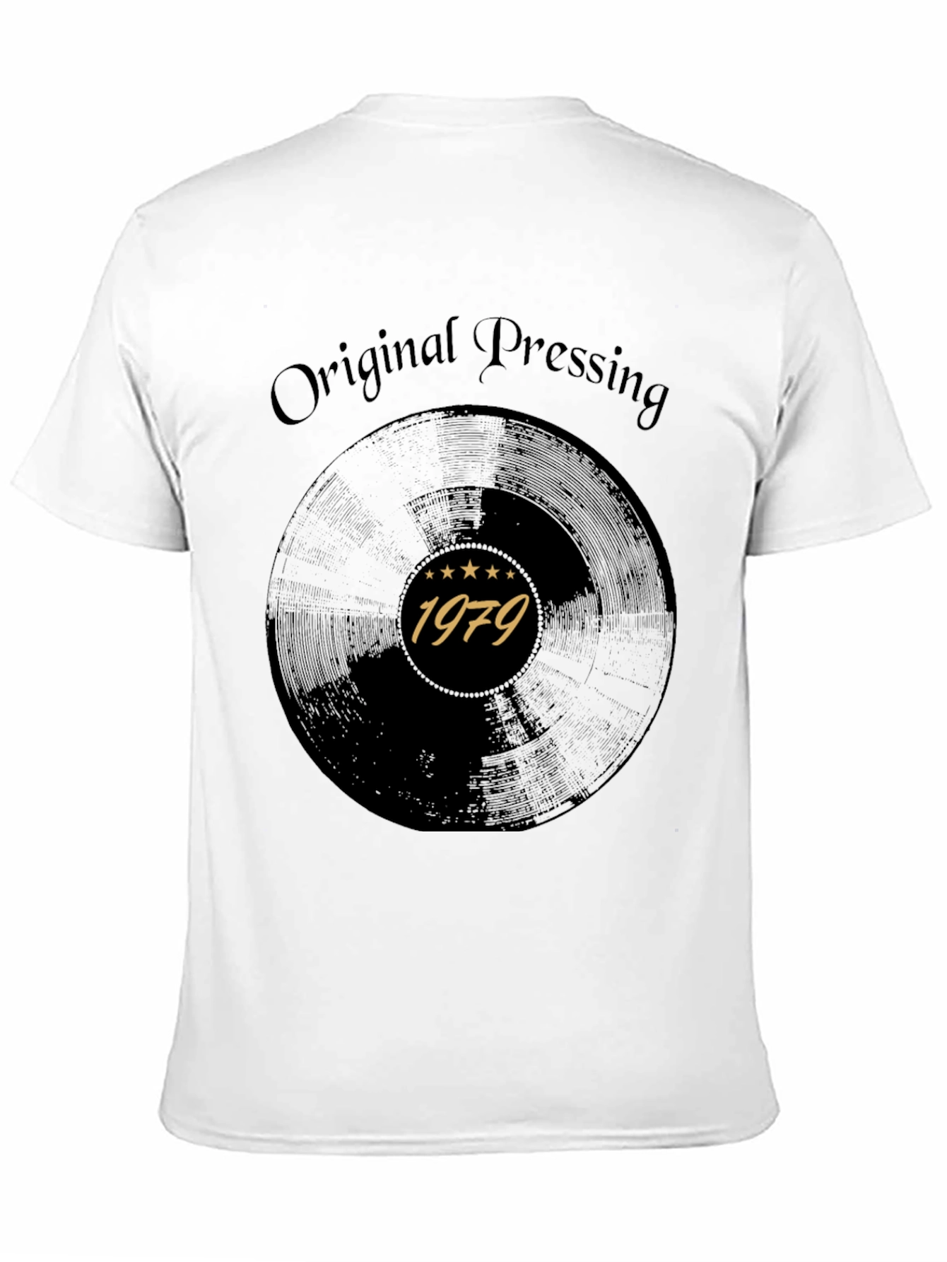 Black Original Pressing 1979 Record Graphic Tee view 11
