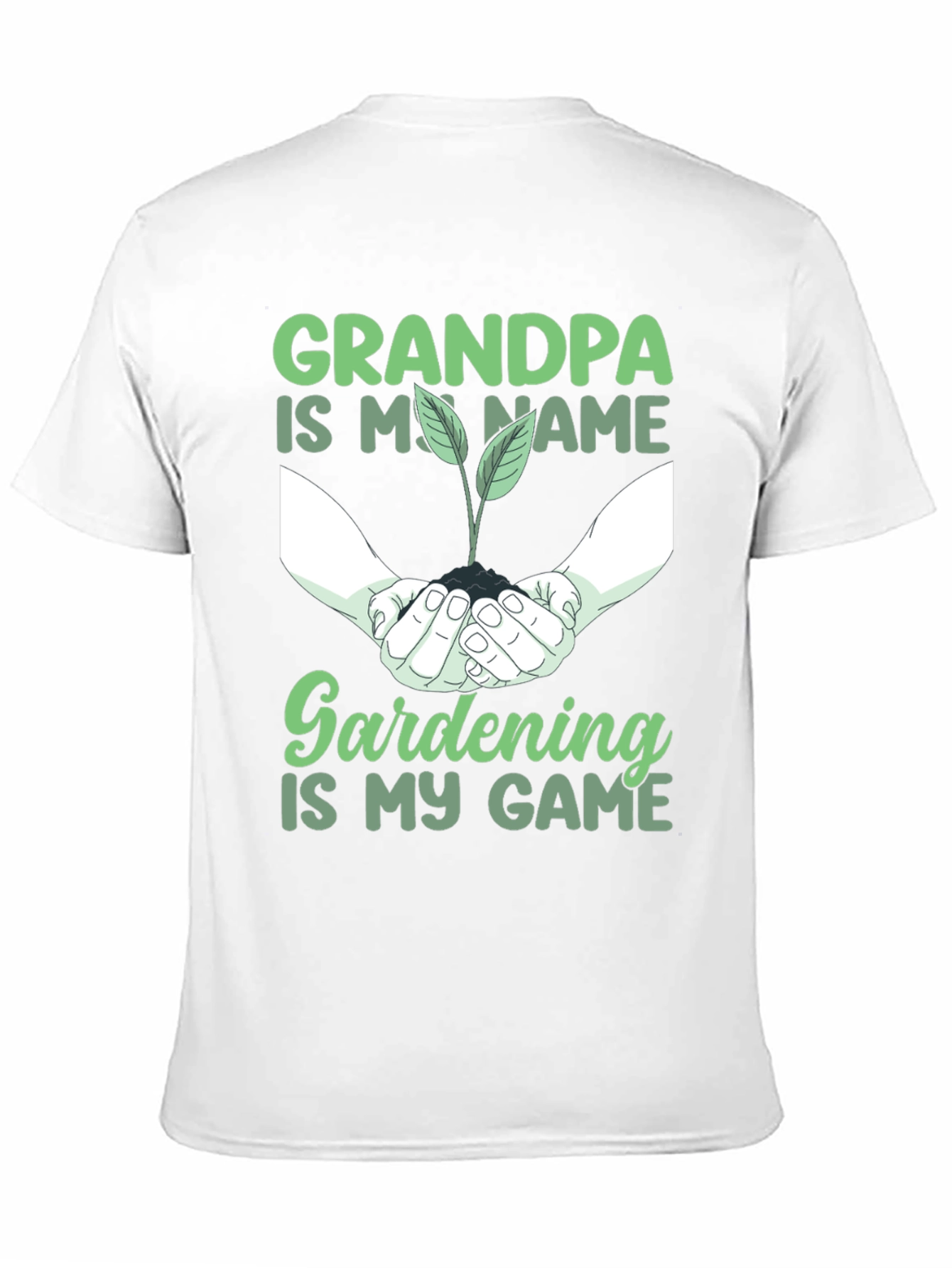 Black Grandpa Gardening T-Shirt view 11