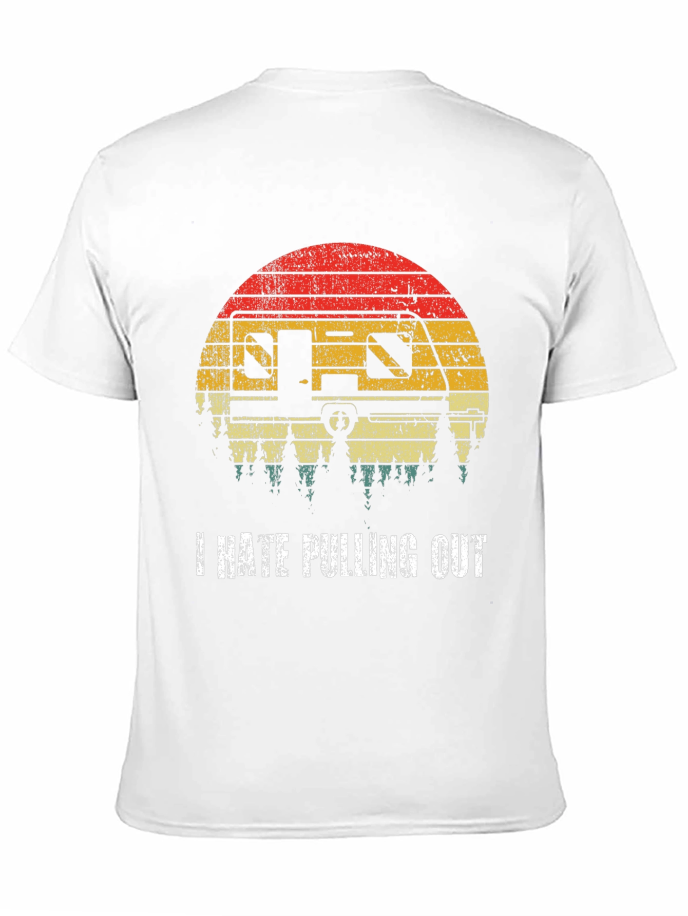 Black I Hate Pulling Out T-Shirt Camping RV view 11