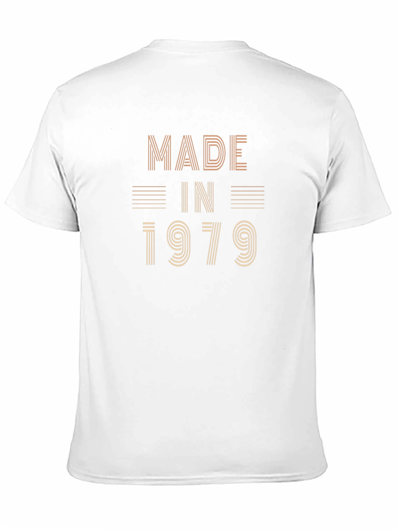 Black Made in 1979 Graphic Tee - Retro Birthday Shirt view 11