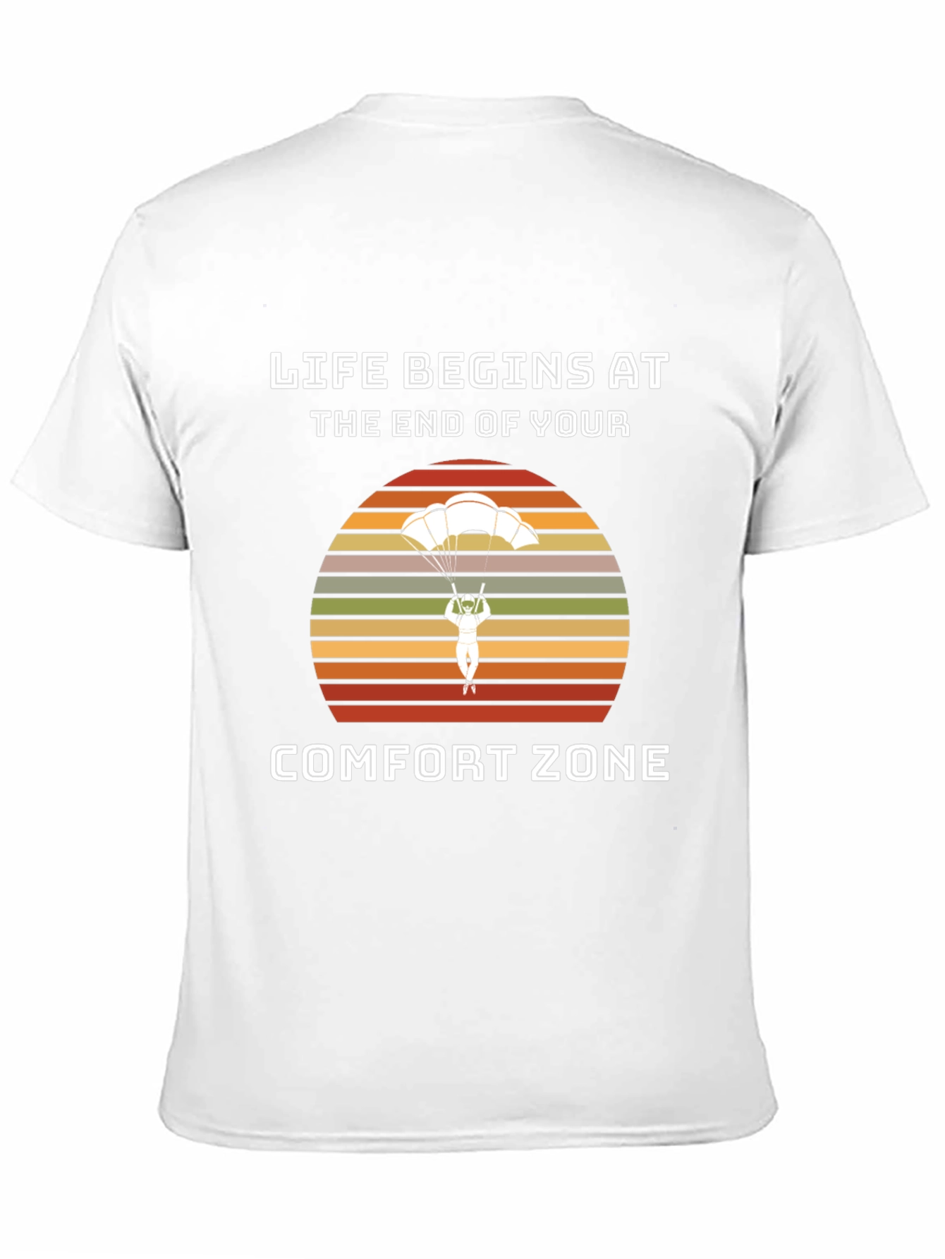 Black Life Begins at The End of Your Comfort Zone T-Shirt view 11