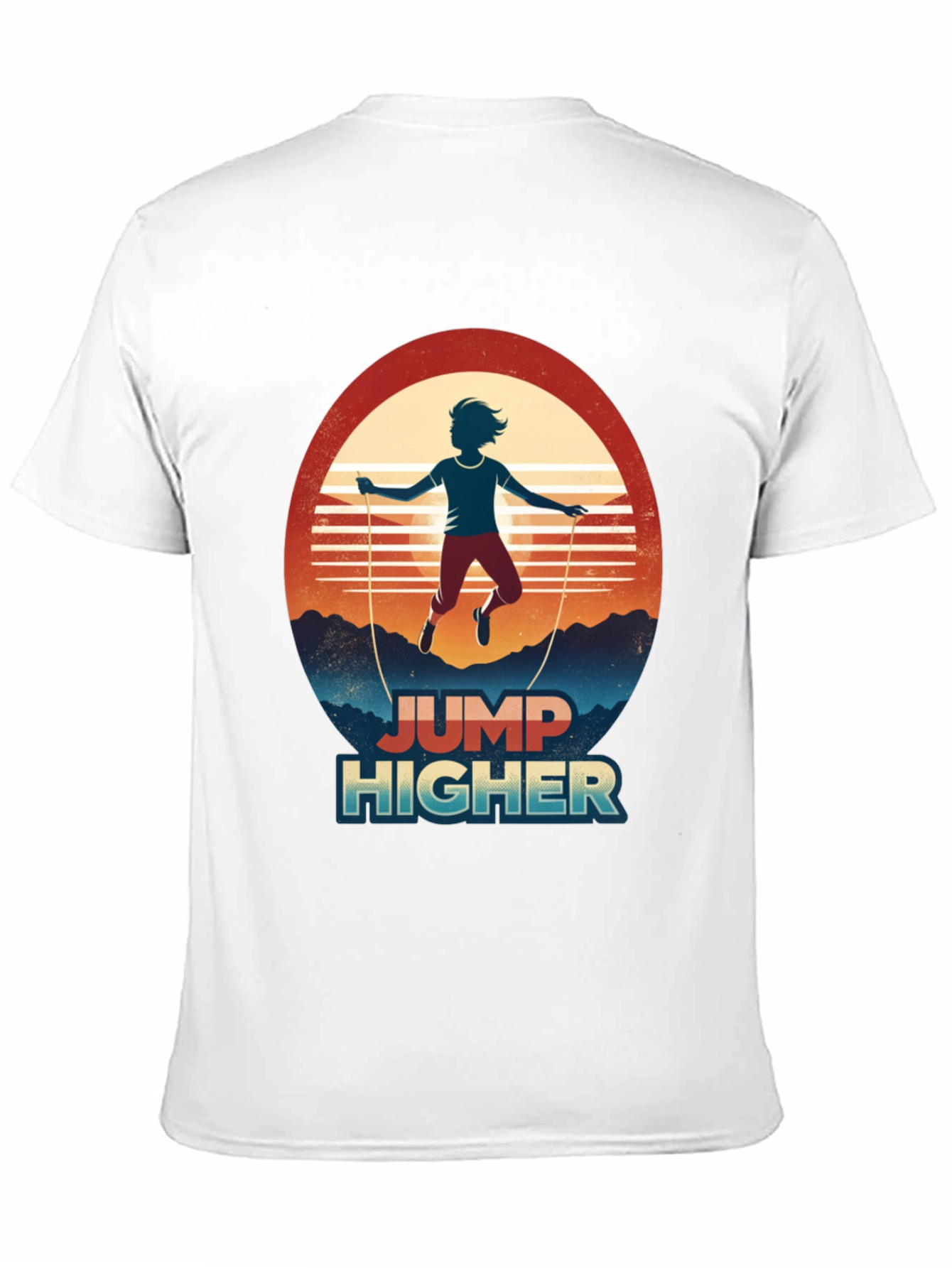 Black Jump Higher Graphic Tee - Retro Style view 11