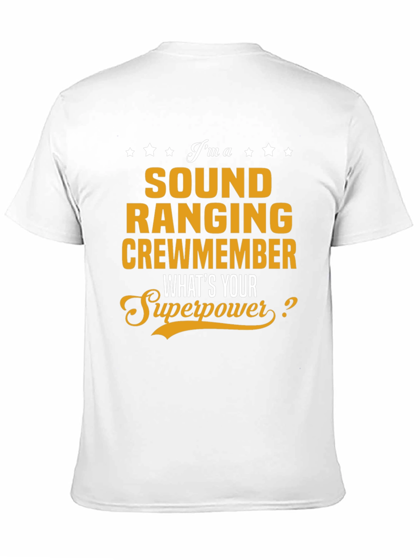 Black Sound Ranging Crewmember T-Shirt - What's Your Superpower? view 11