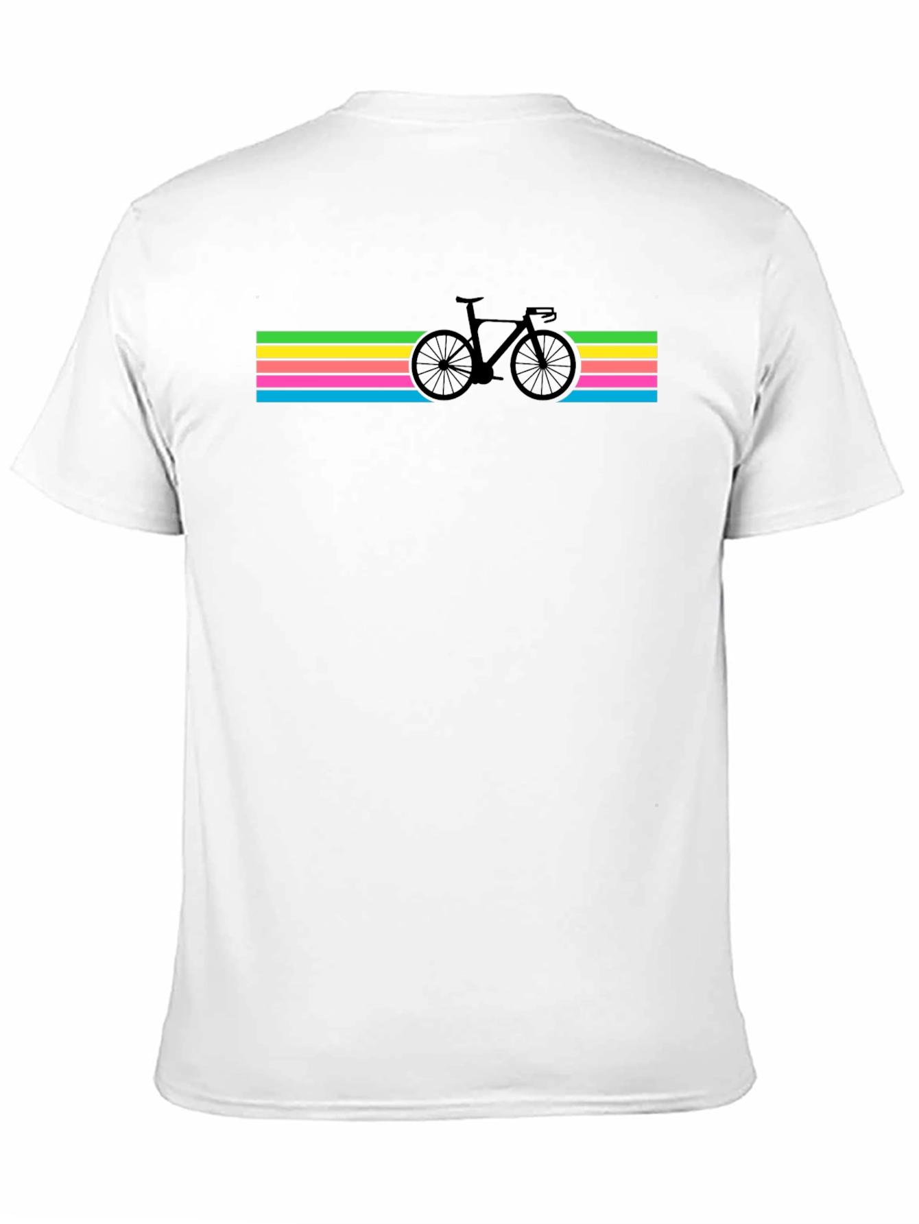 Black Retro Cycling T-Shirt - Black view 11