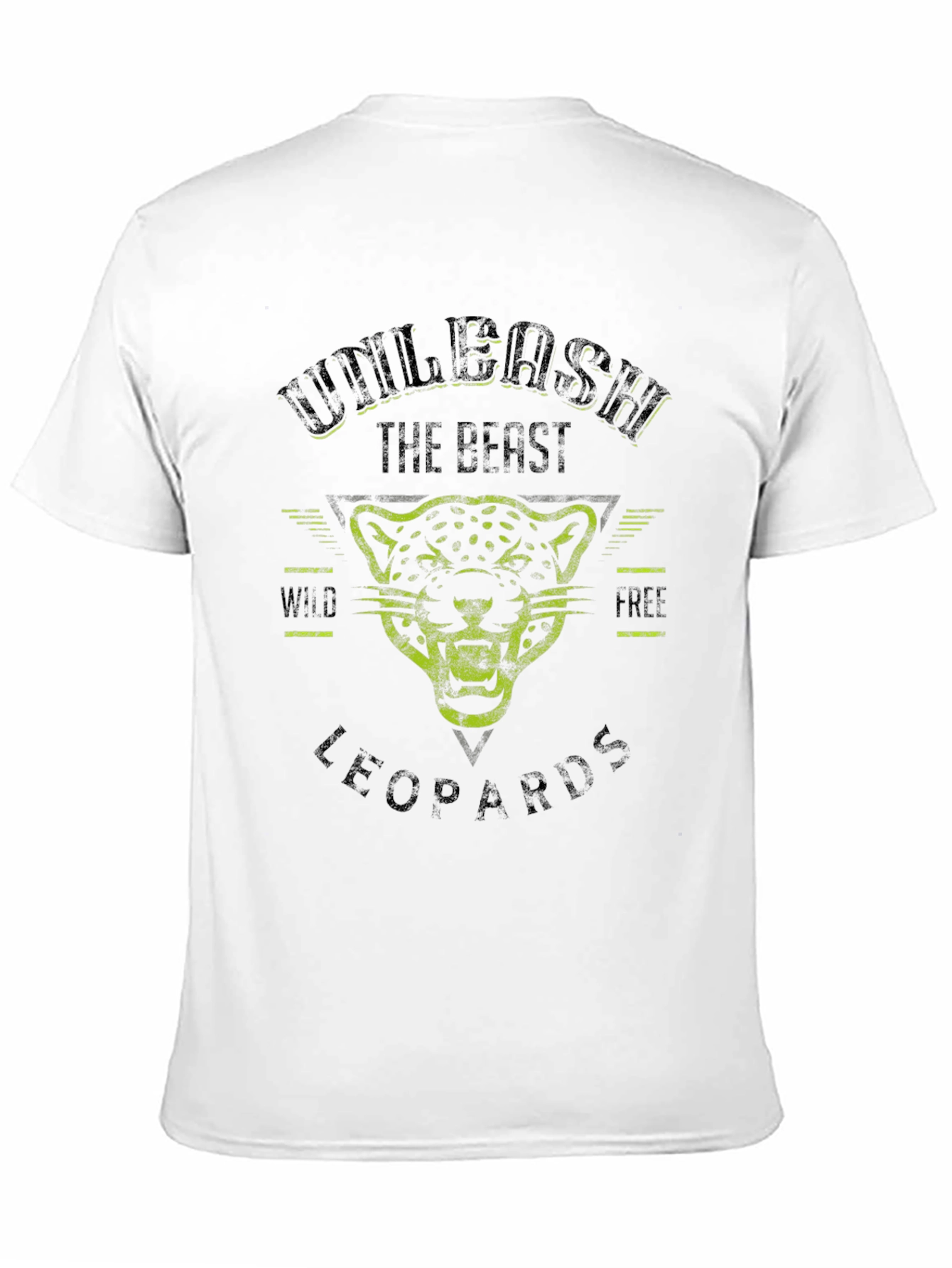 Black Unleash the Beast Leopard Graphic Tee view 11