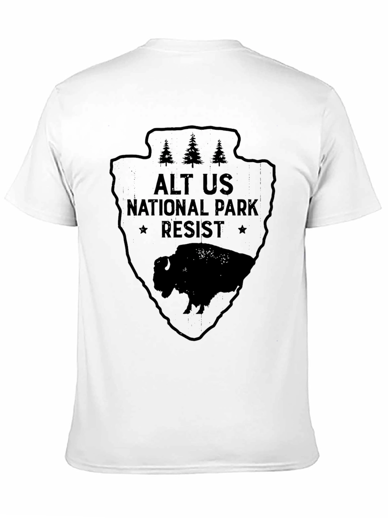 Black Alt US National Park Resist T-Shirt view 11