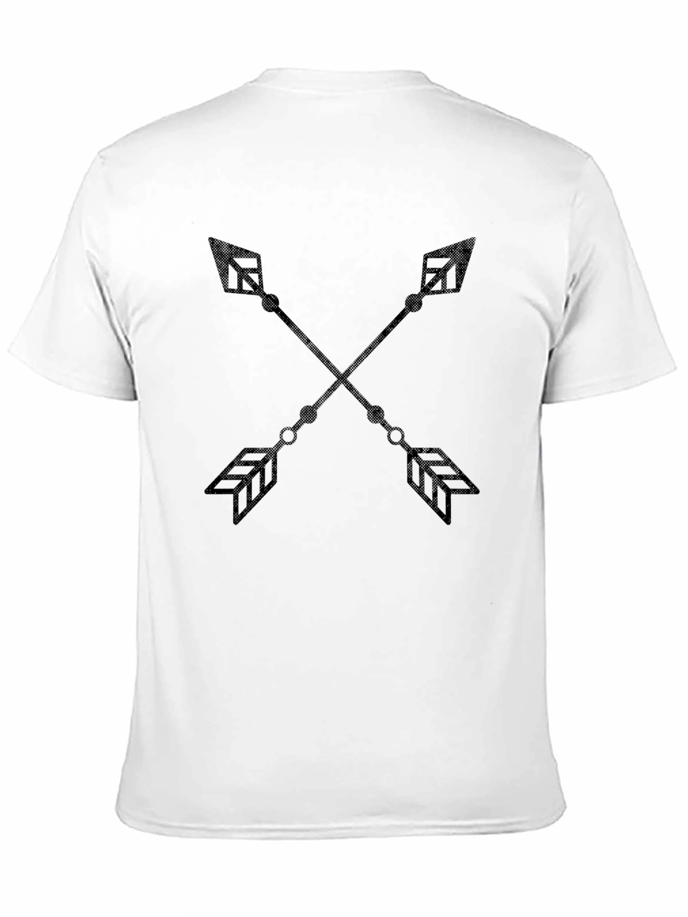 Black Men's Black Arrow Graphic Tee - Casual Fashion view 11