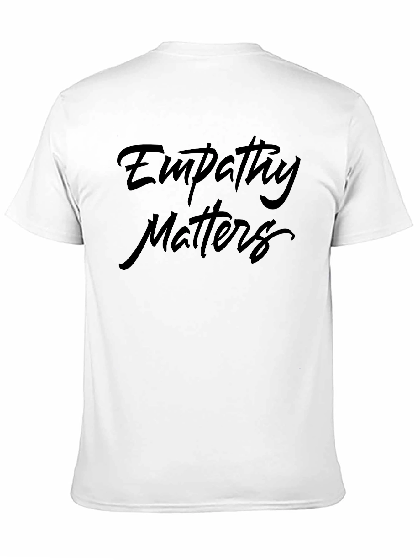 Black Empathy Matters Black T-Shirt view 11