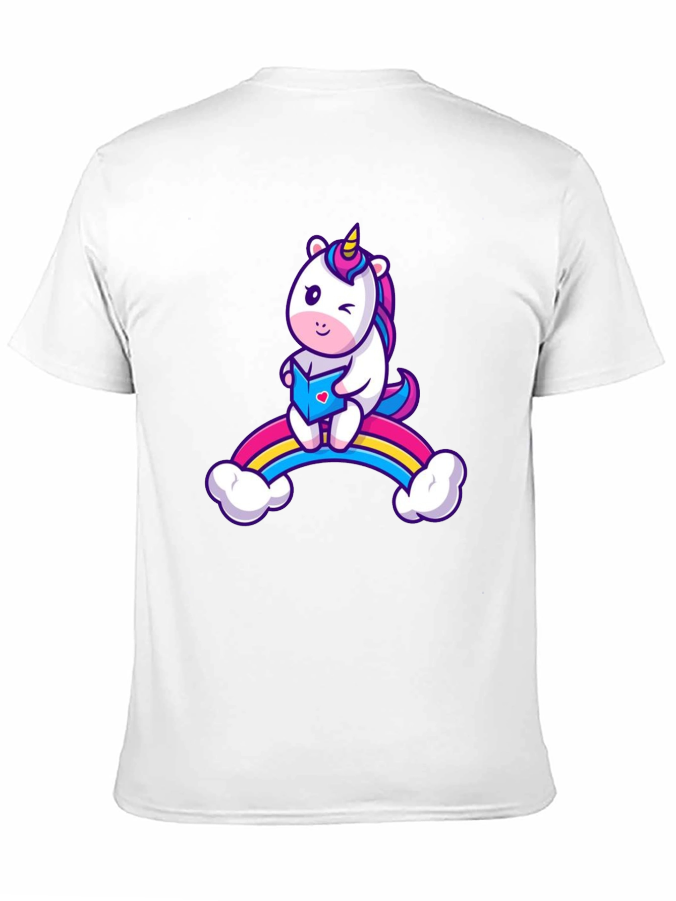 Black Unicorn Rainbow T-Shirt - Magical Fun Style view 11