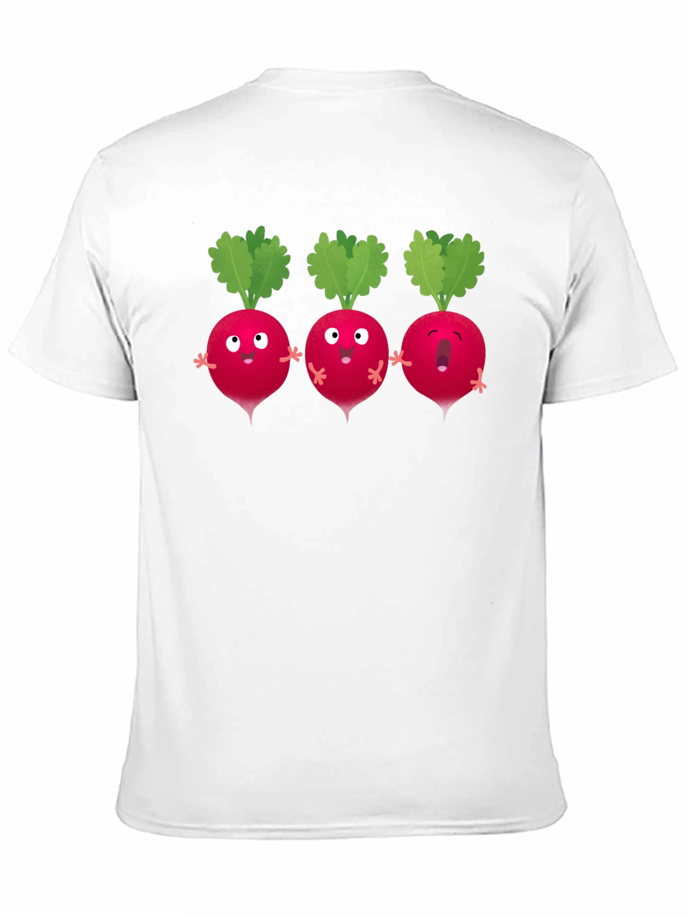 Black Radish Trio Graphic T-Shirt - Black Cotton Tee view 11