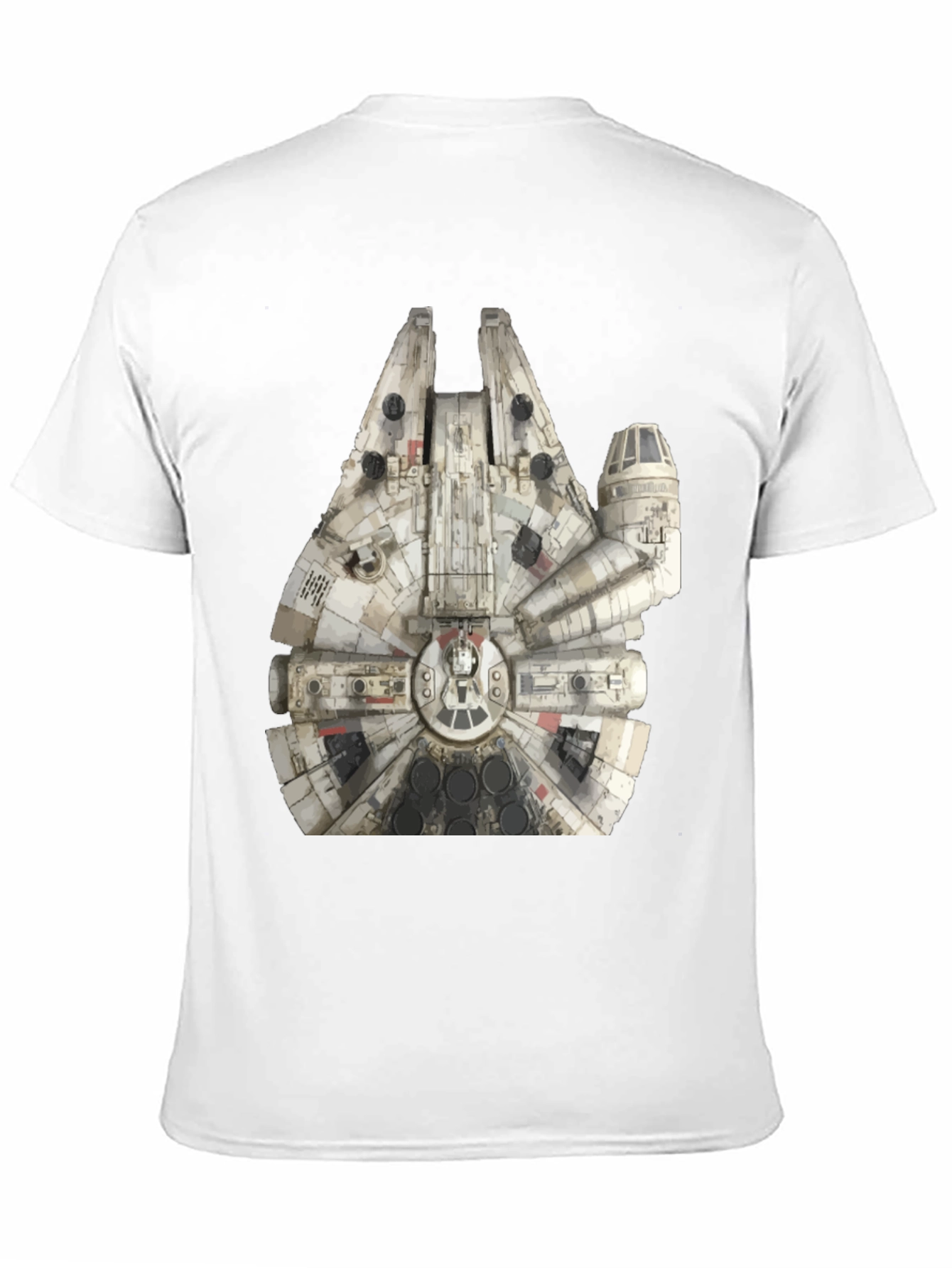 Black Millennium Falcon Graphic T-Shirt view 11