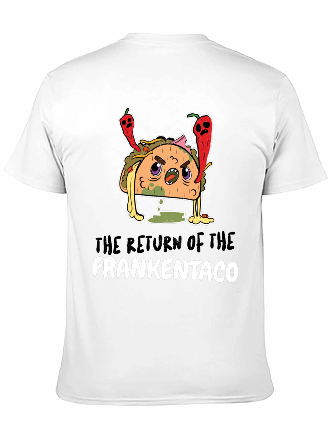 Black Frankentaco Graphic T-Shirt view 11