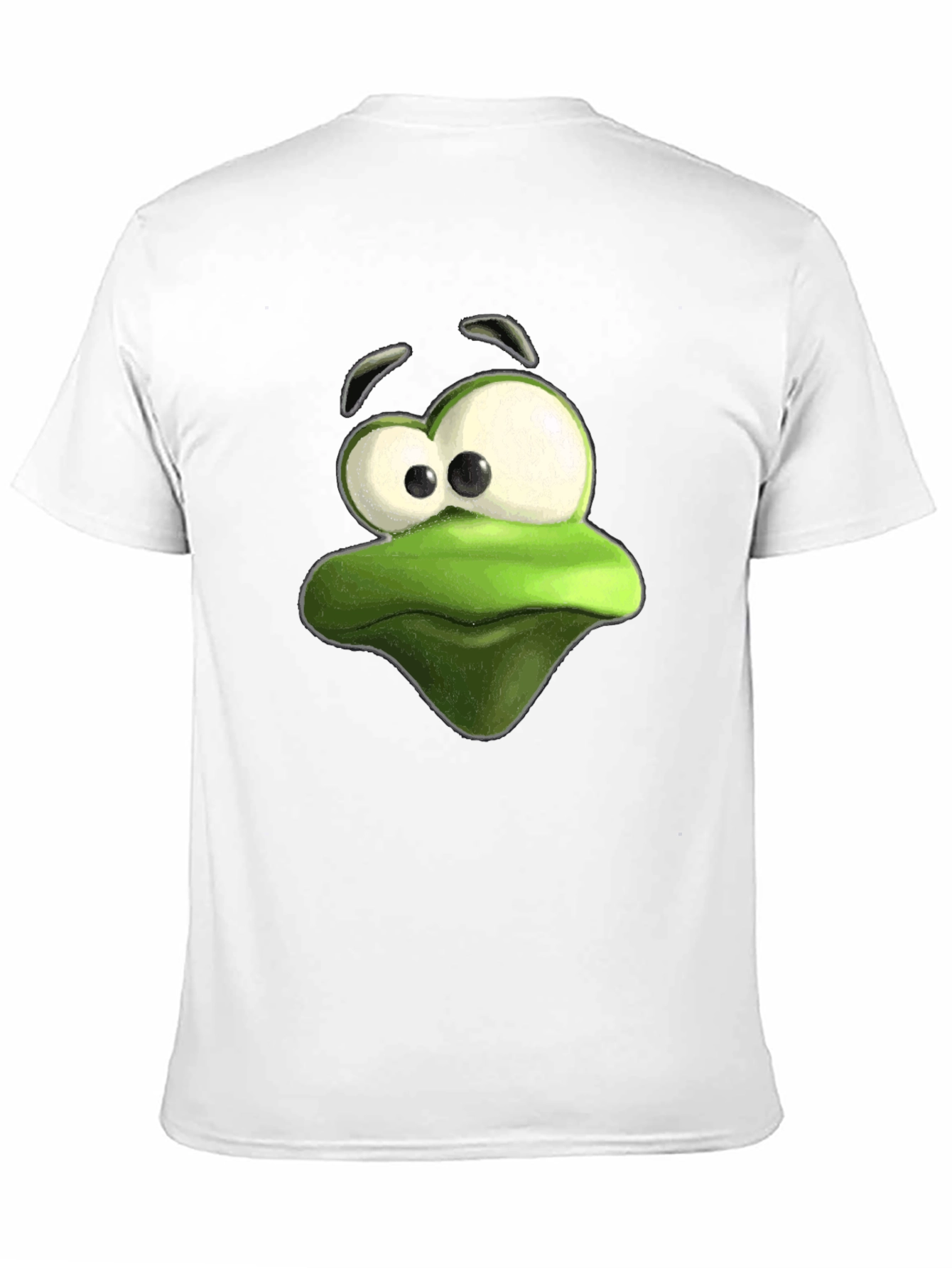 Black Frog Face Graphic Tee - Black Cotton T-Shirt view 11