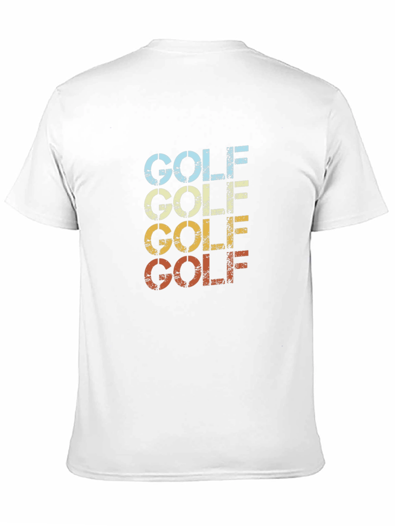 Black Retro Golf T-Shirt - Vintage Style Tee view 11