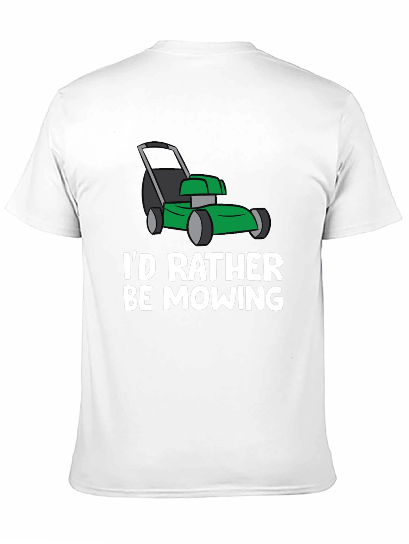 Black Funny Mowing T-Shirt - Lawn Care Humor view 11