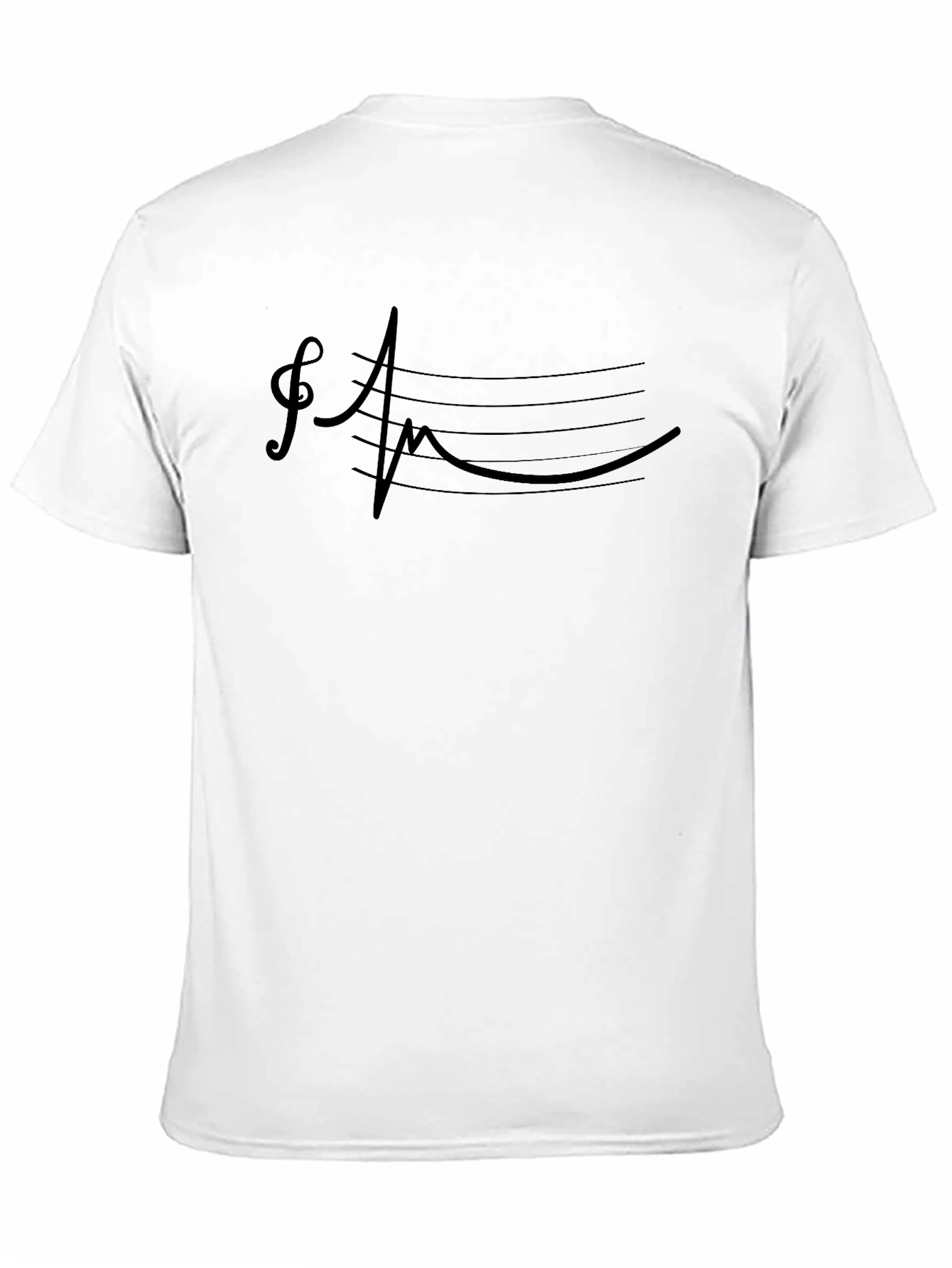 Black Music Heartbeat T-Shirt - Stylish & Unique Design view 11
